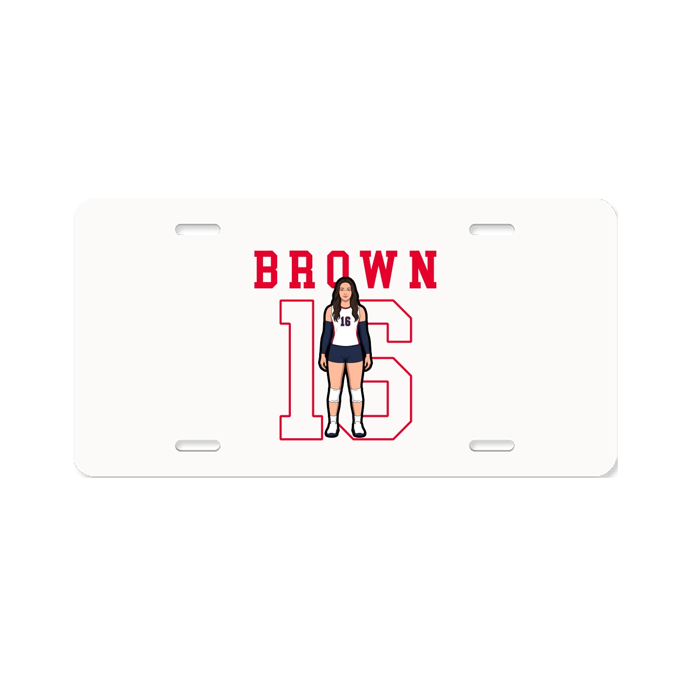 License Plate — Shirsey in Classic