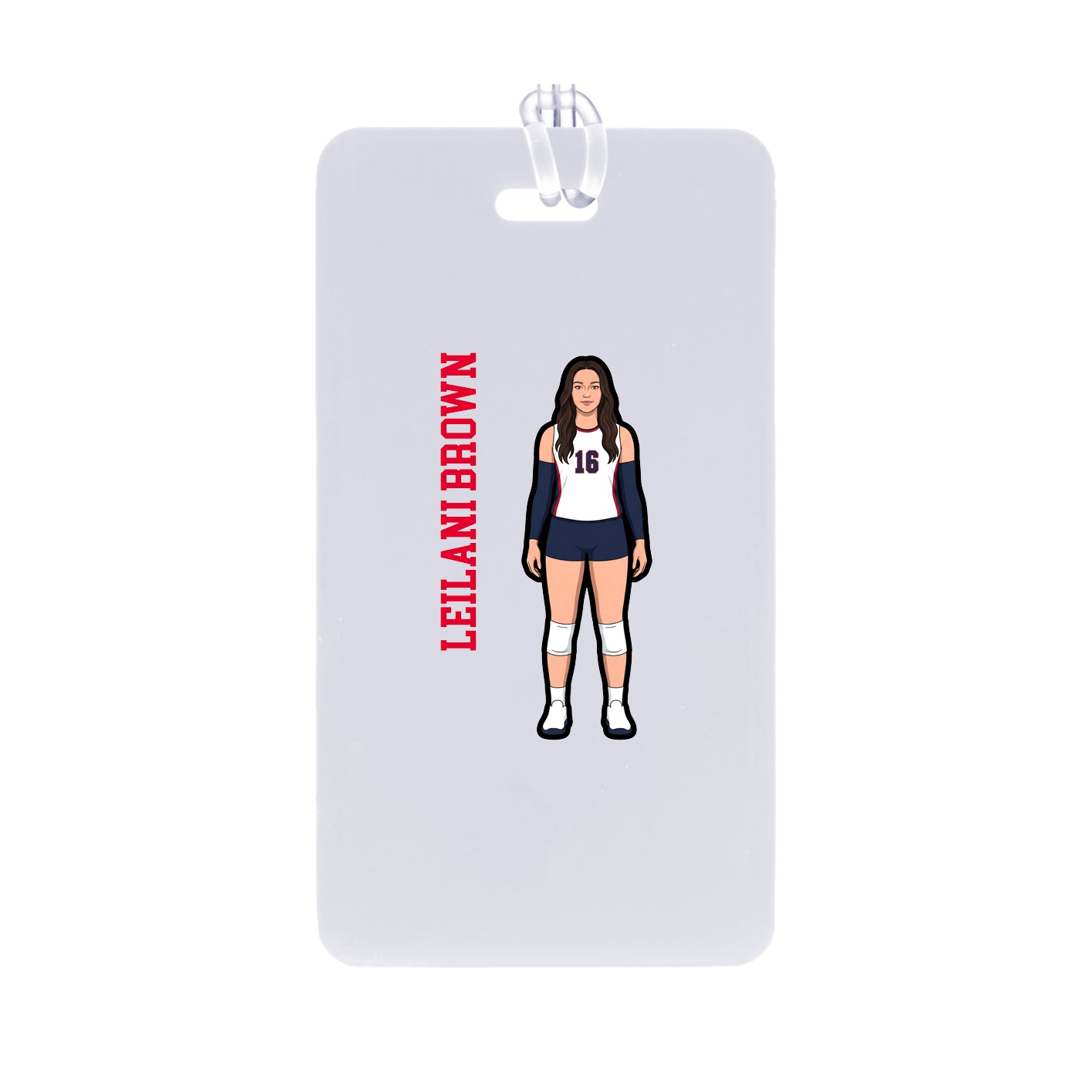 Bag Tag — Name Vertical in Classic