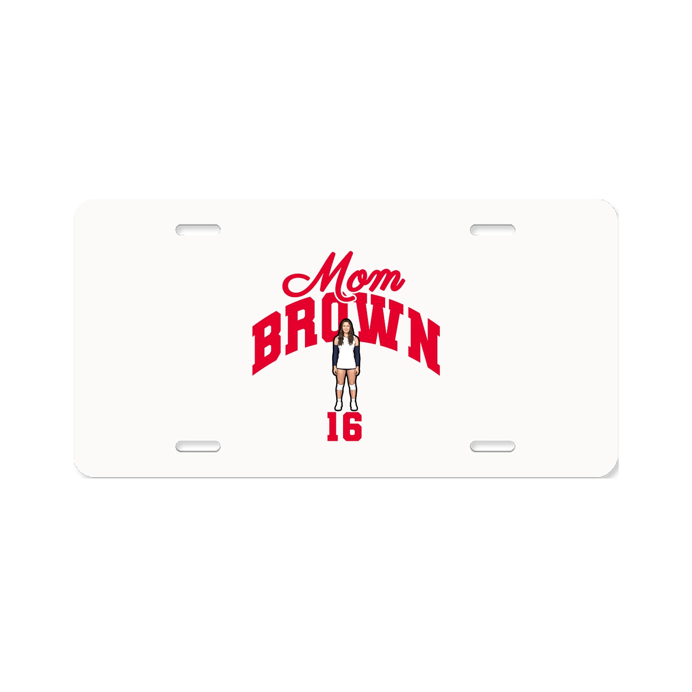 License Plate — Mothers Day Arch in Classic