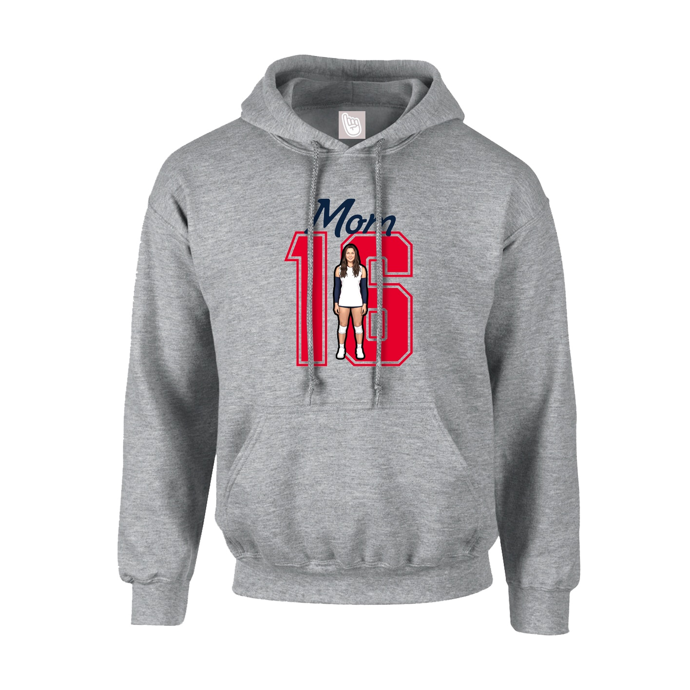 Hoodie — Mothers Day Shirsey in Grey