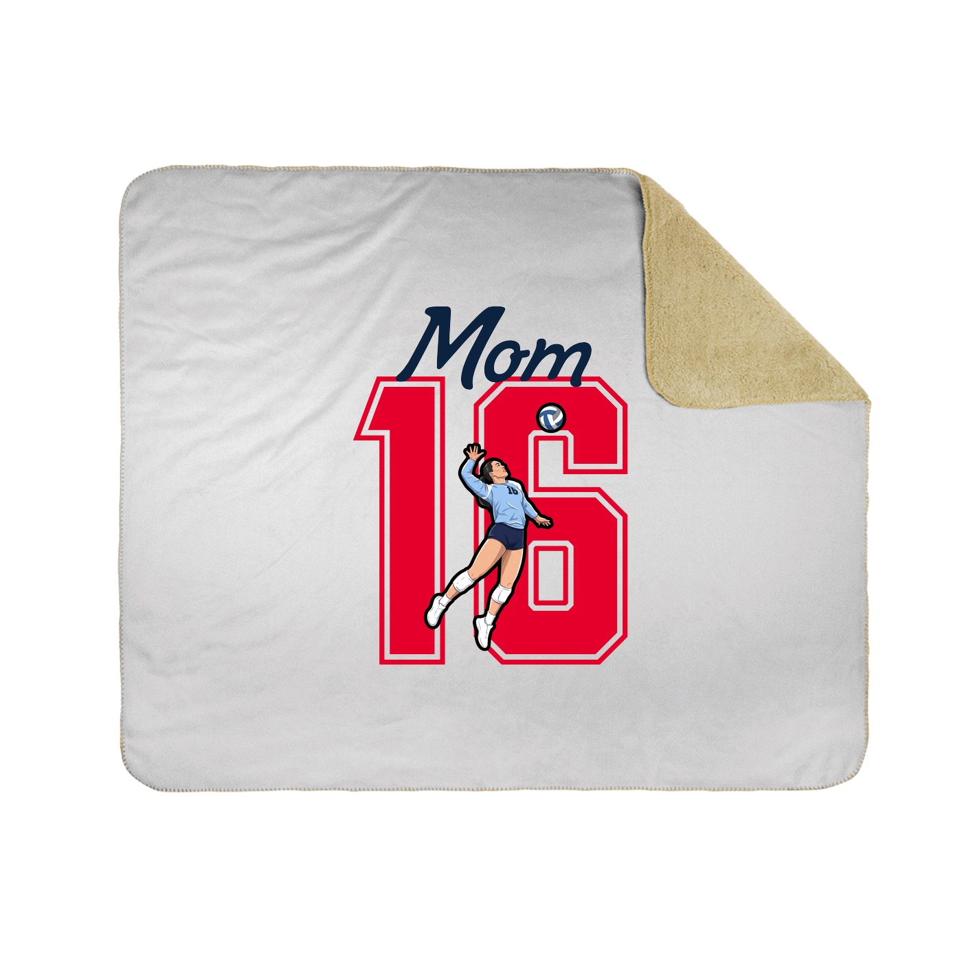 Throw Blanket — Mothers Day Shirsey in White
