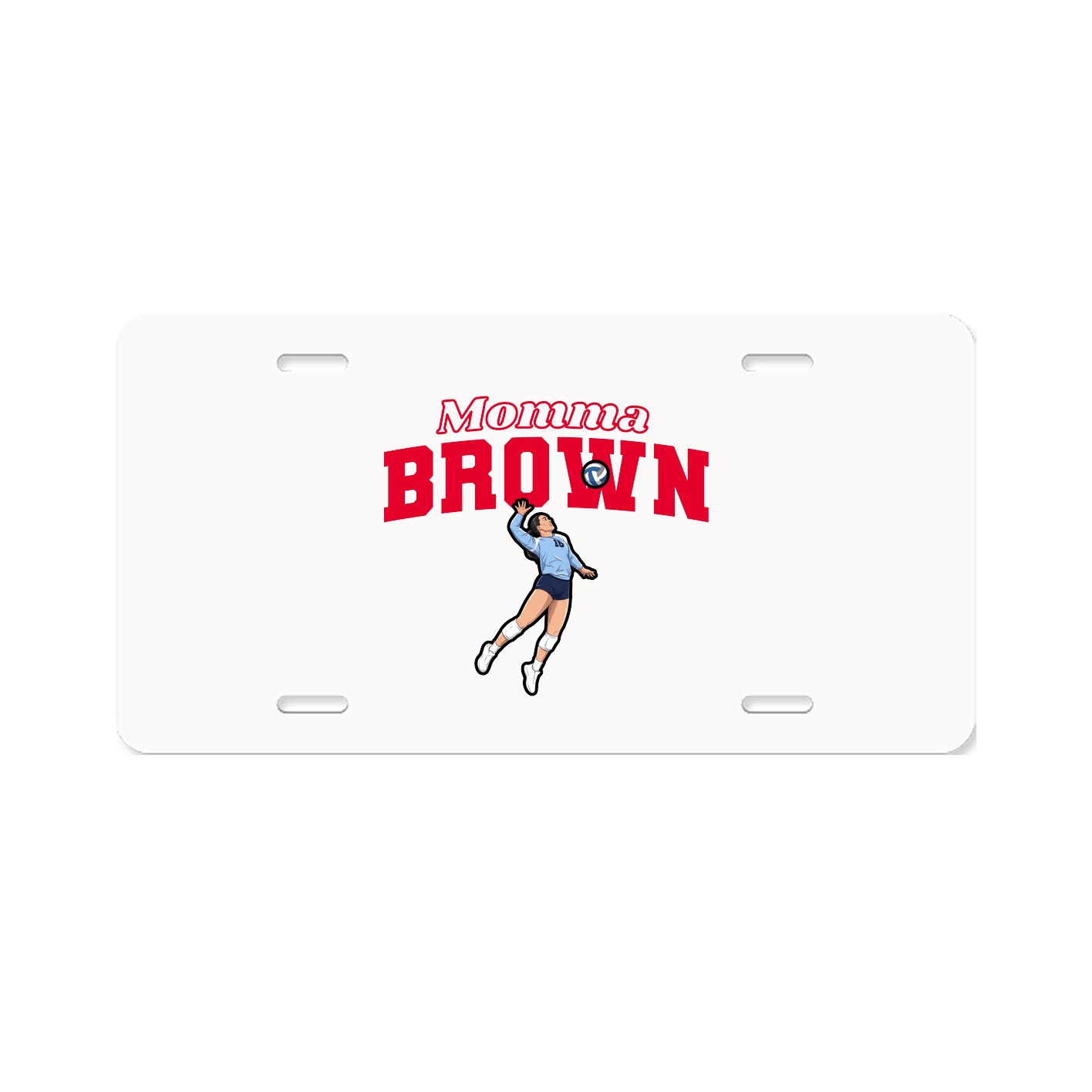 License Plate — Mothers Day Block in Classic