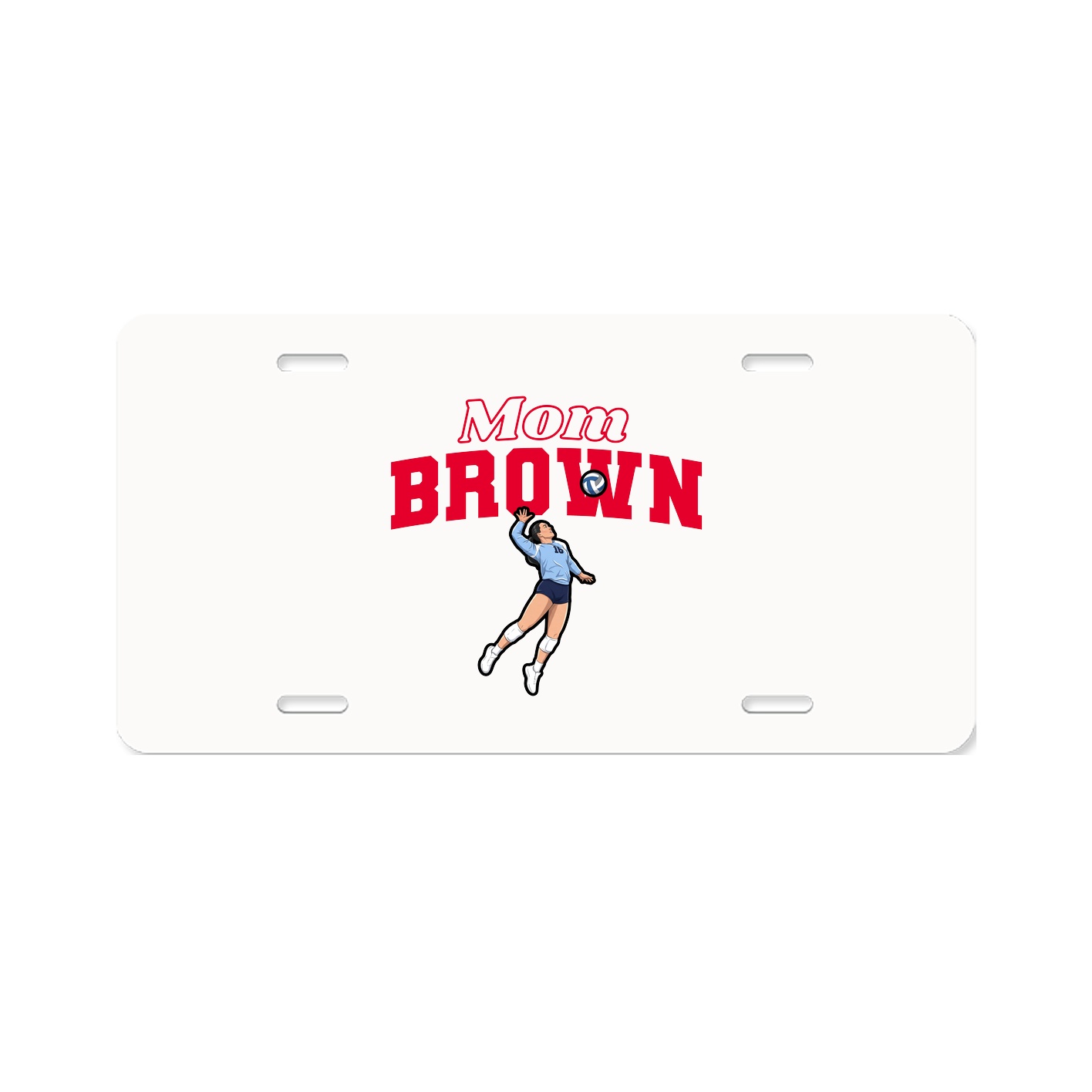 License Plate — Mothers Day Block in Classic