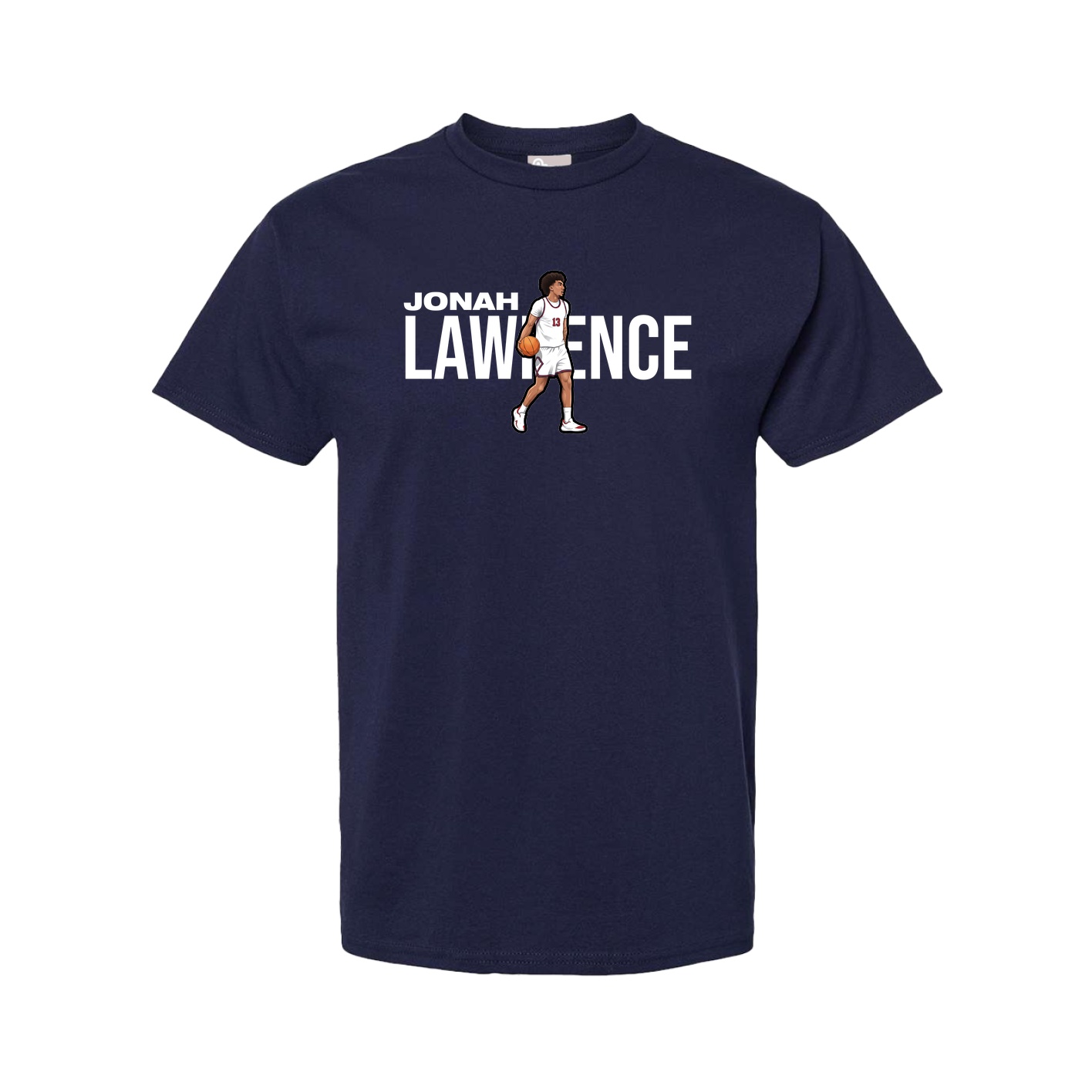 Youth Tee — Player Name in Navy