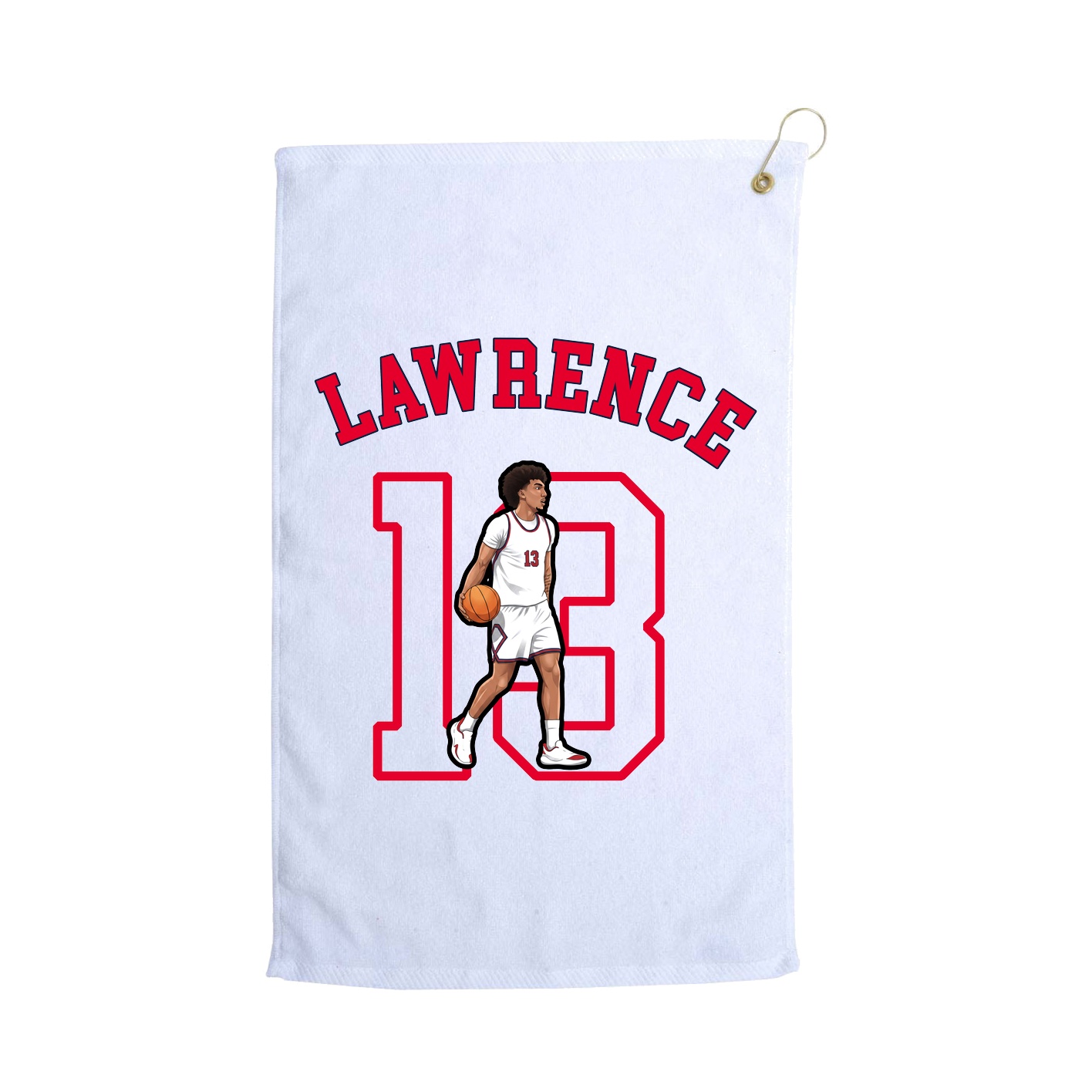 Golf Towel — Shirsey Arch in White