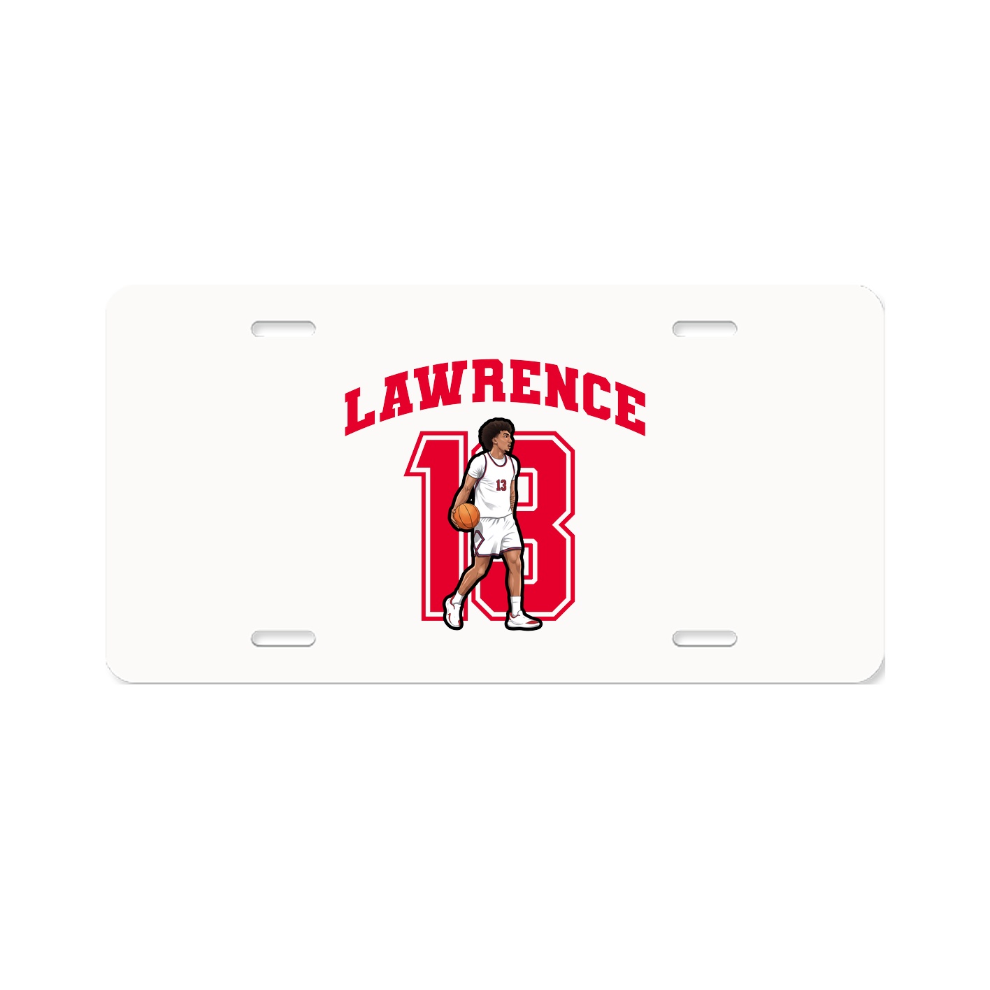 License Plate — Number in Classic
