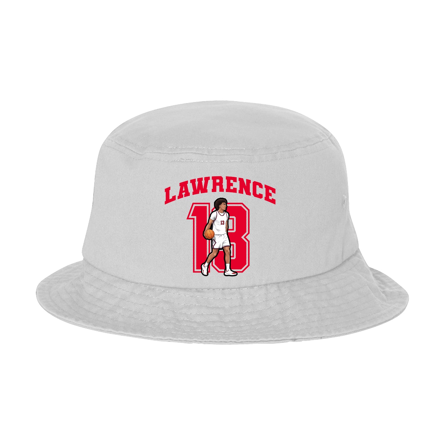 Bucket Cap — Number in White