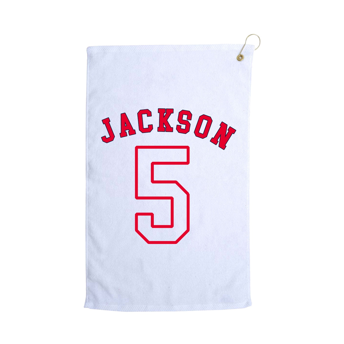Golf Towel — Shirsey Arch in White