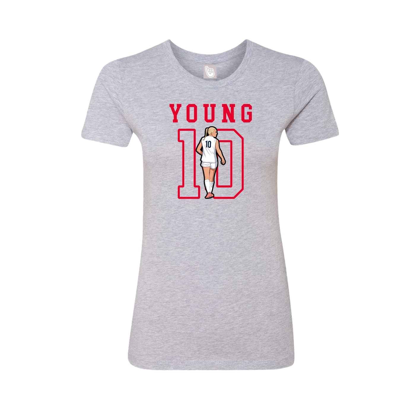 Fitted Women's Tee — Shirsey in Grey