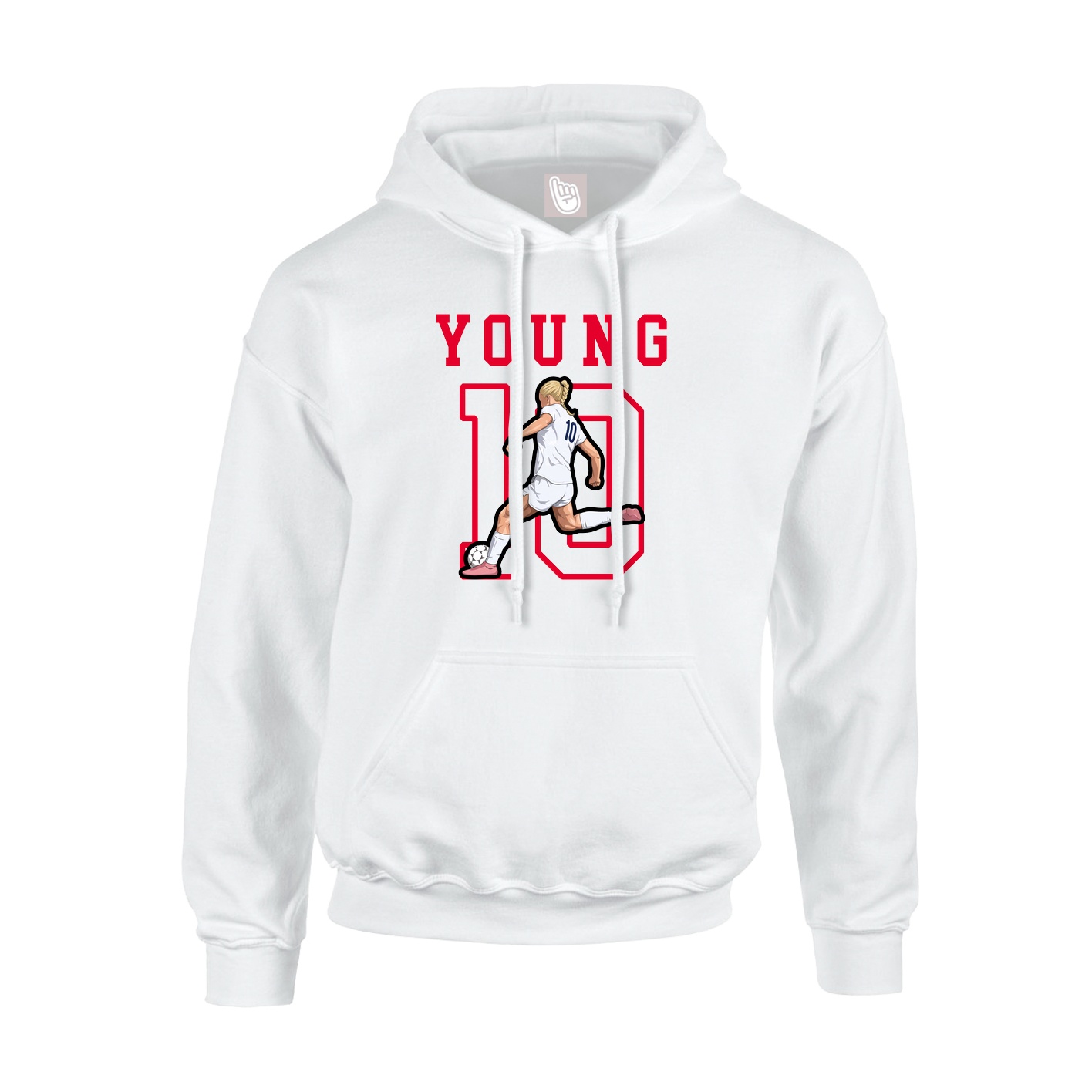 Youth Hoodie — Shirsey in White
