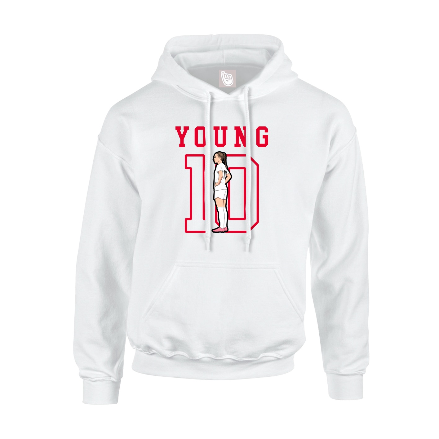 Youth Hoodie — Shirsey in White
