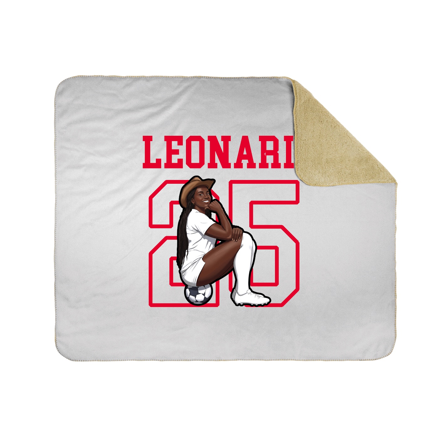 Throw Blanket — Shirsey in White