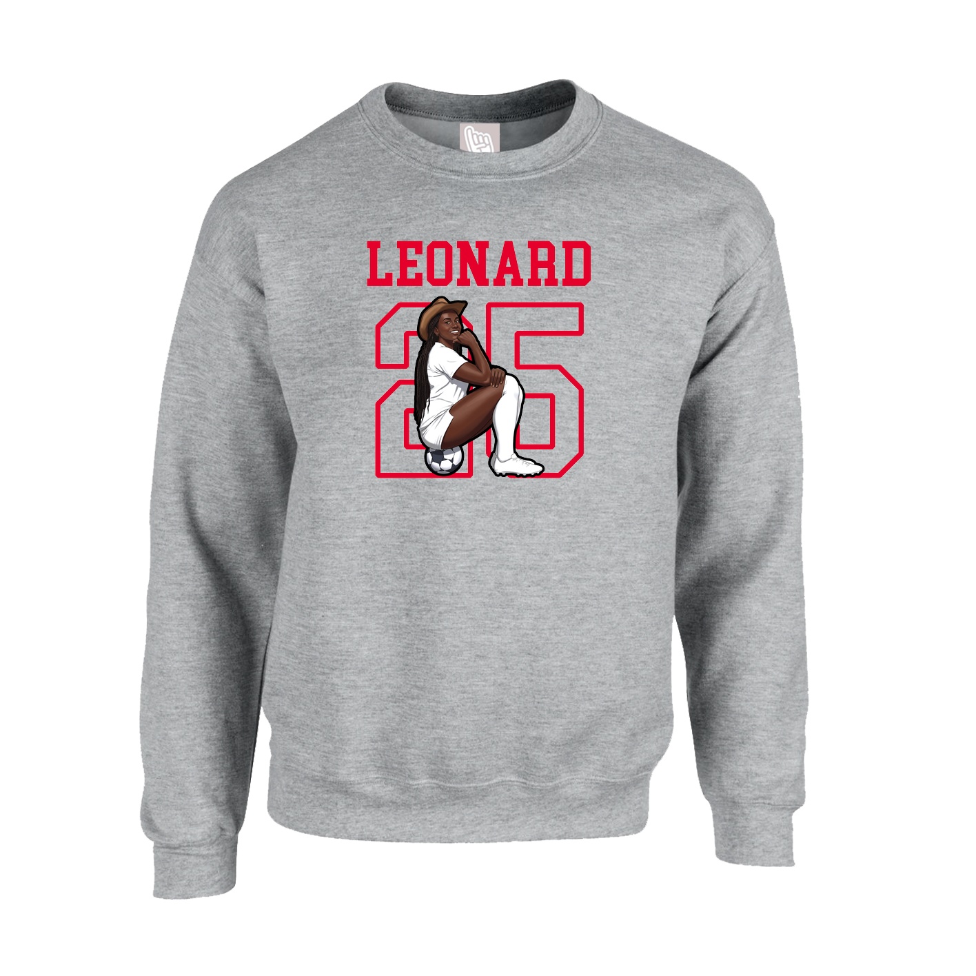 Fleece Crew — Shirsey in Grey