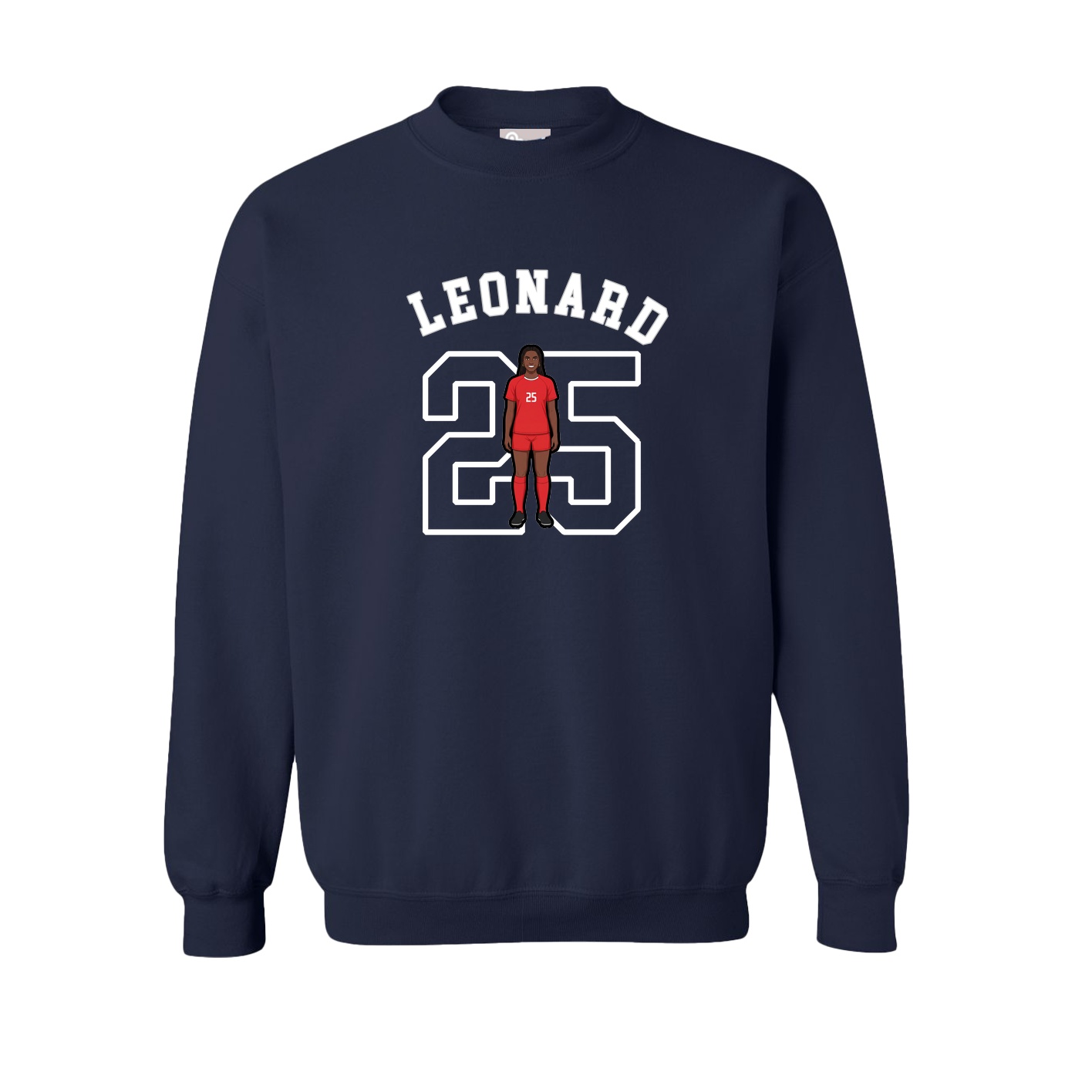 Fleece Crew — Shirsey Arch in Navy