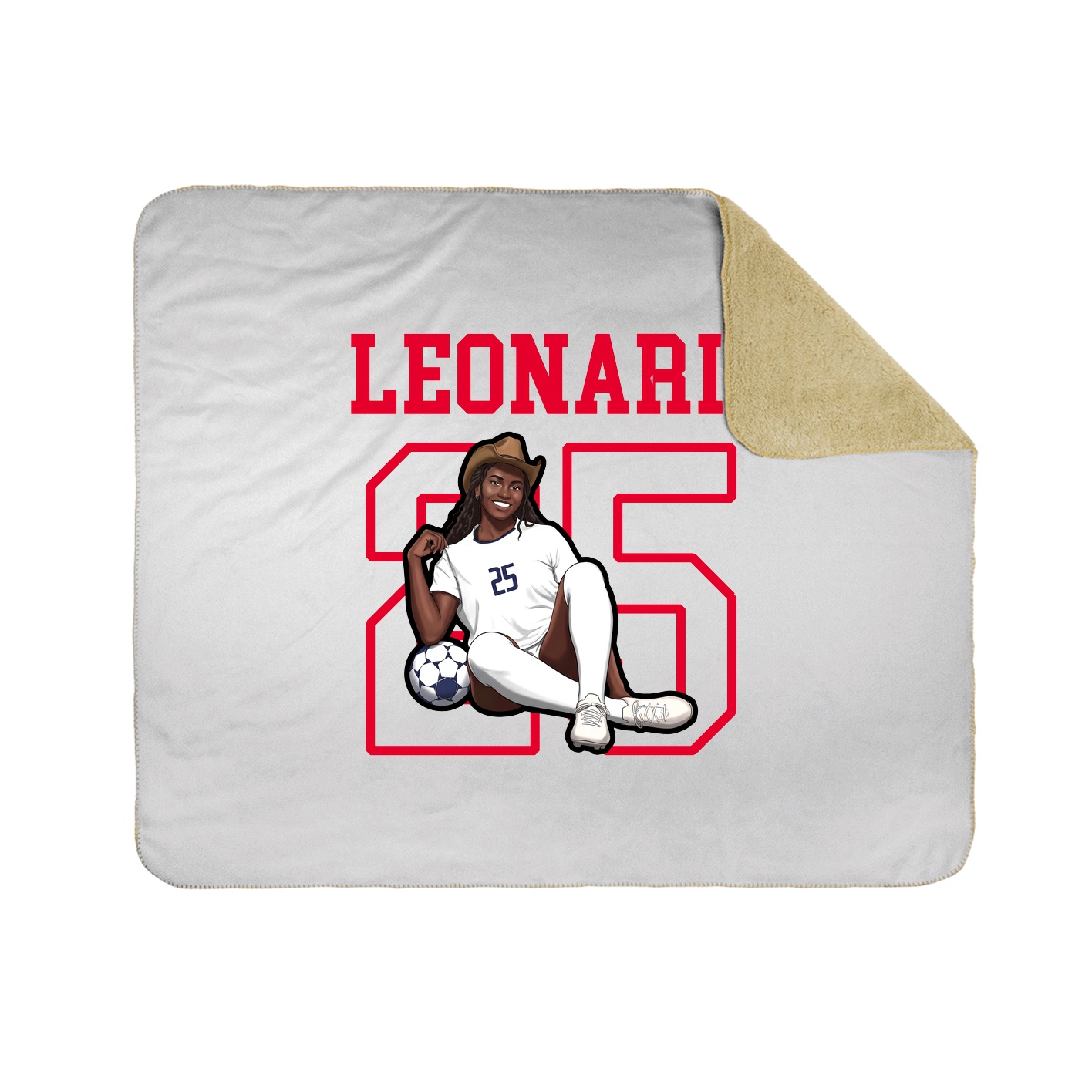 Throw Blanket — Shirsey in White