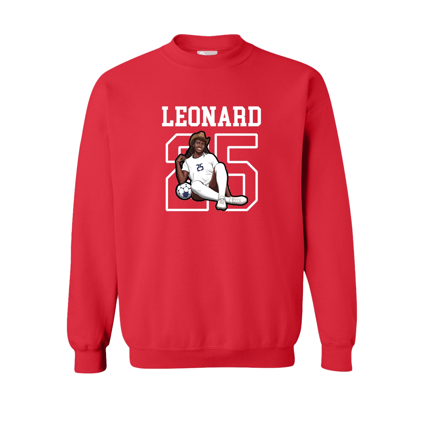 Fleece Crew — Shirsey in Red