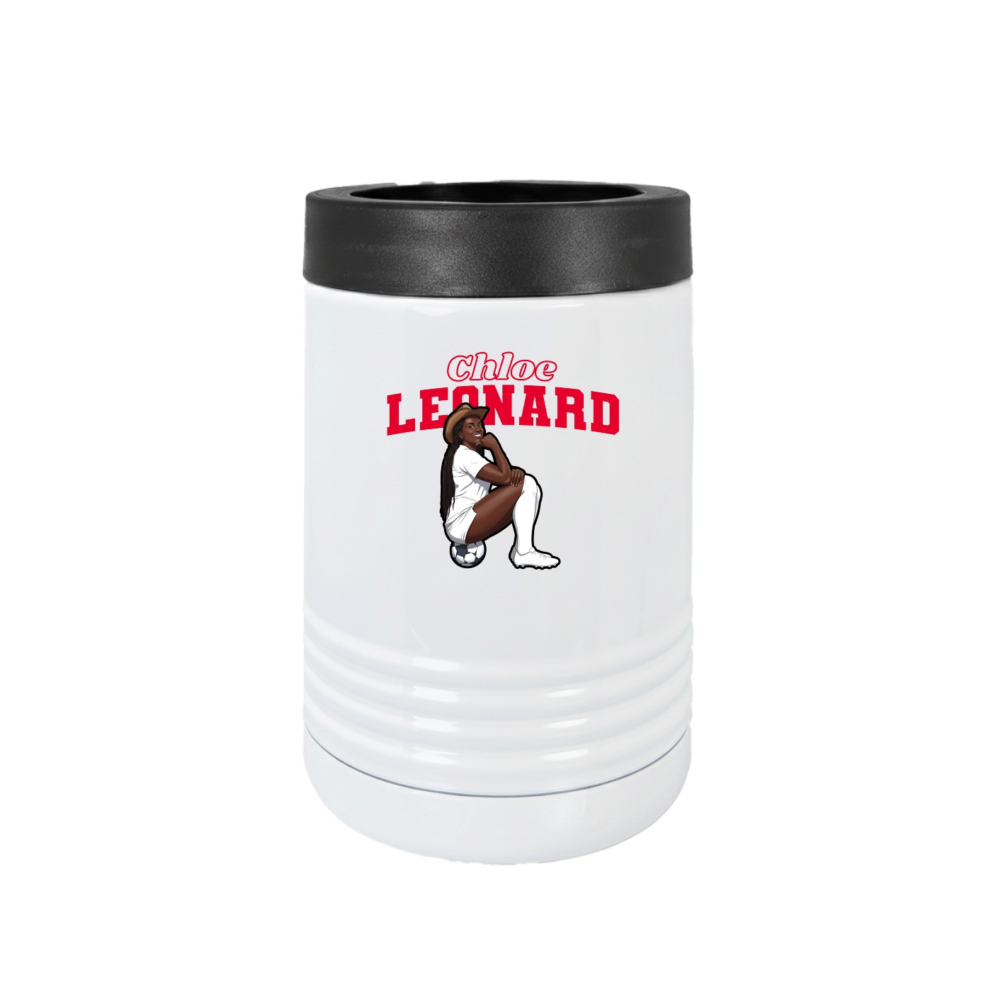 Beverage Holder — Name Arch in White
