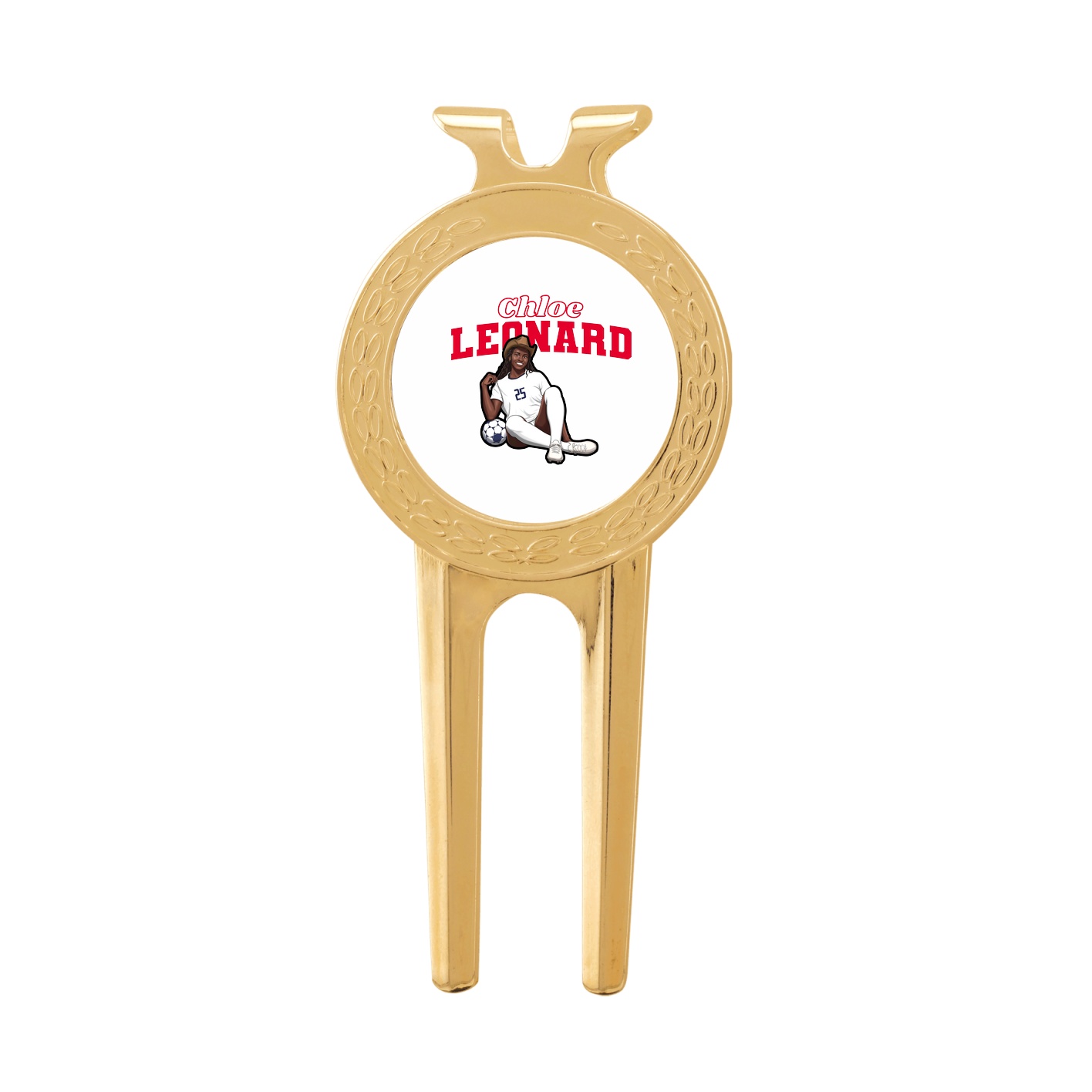 Divot Tool with Ball Marker — Name Arch in Classic