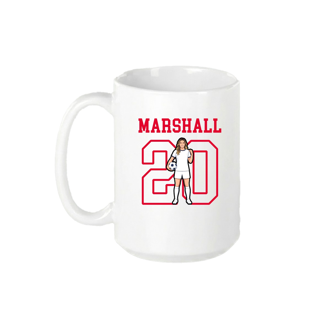 15oz Coffee Mug — Shirsey in White