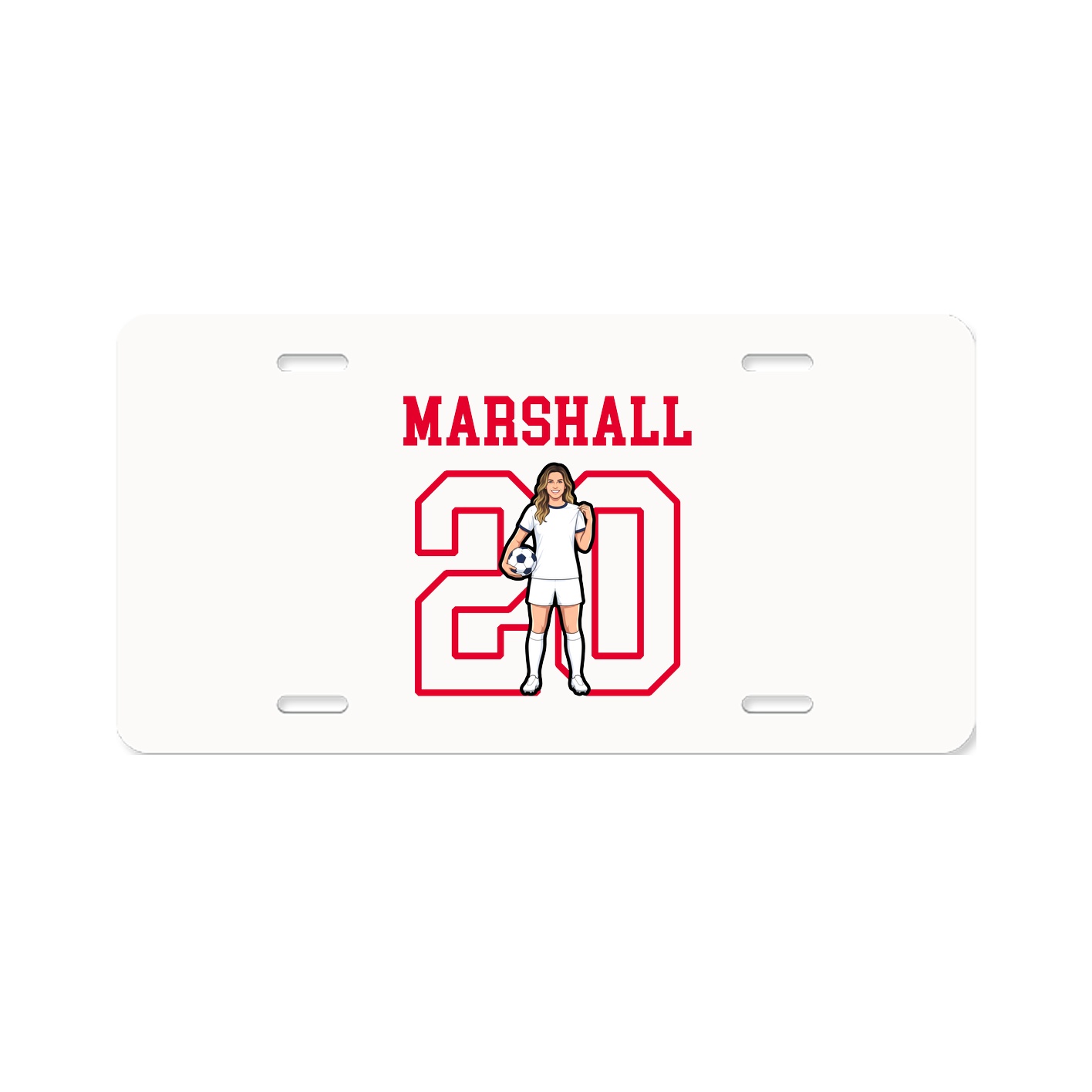 License Plate — Shirsey in Classic