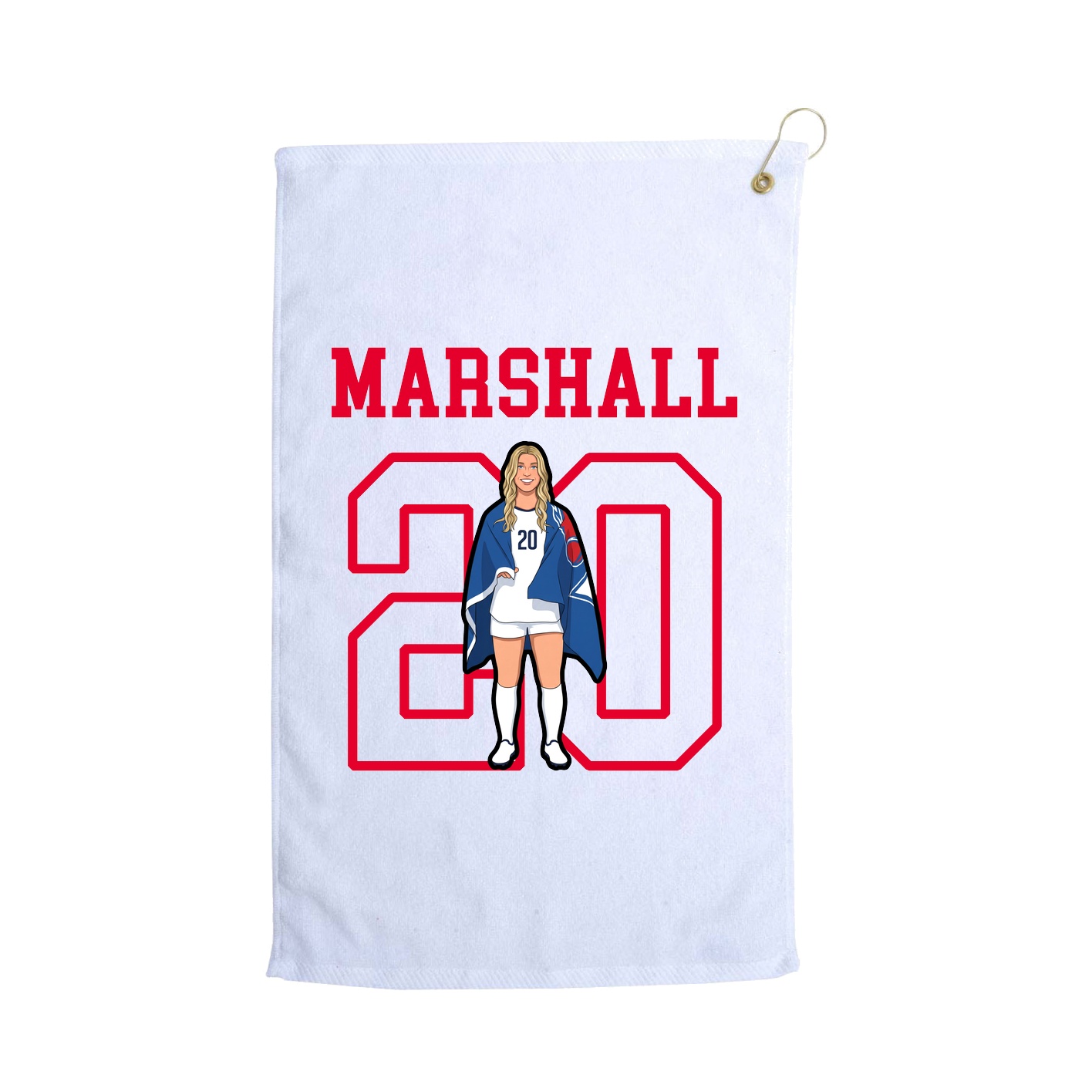 Golf Towel — Shirsey in White