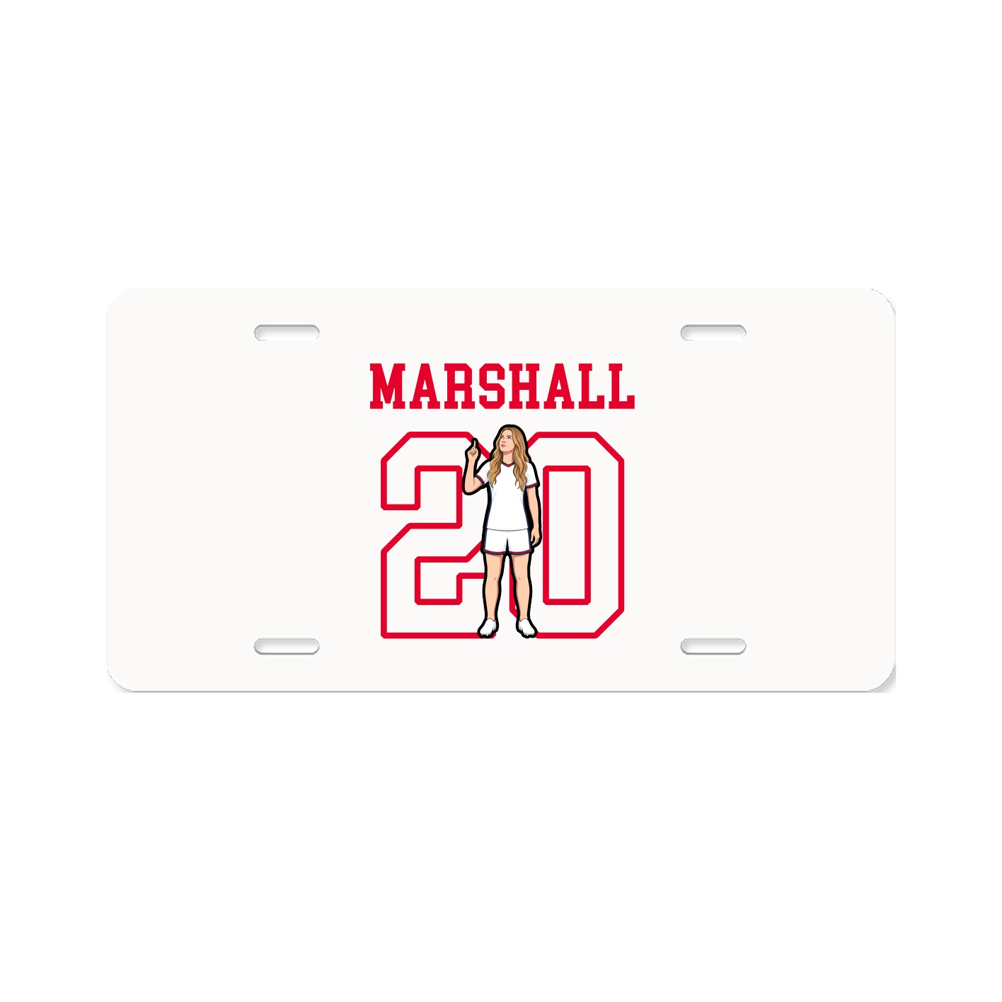 License Plate — Shirsey in Classic