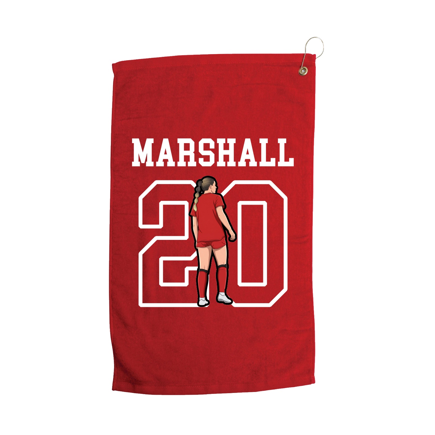 Golf Towel — Shirsey in Red