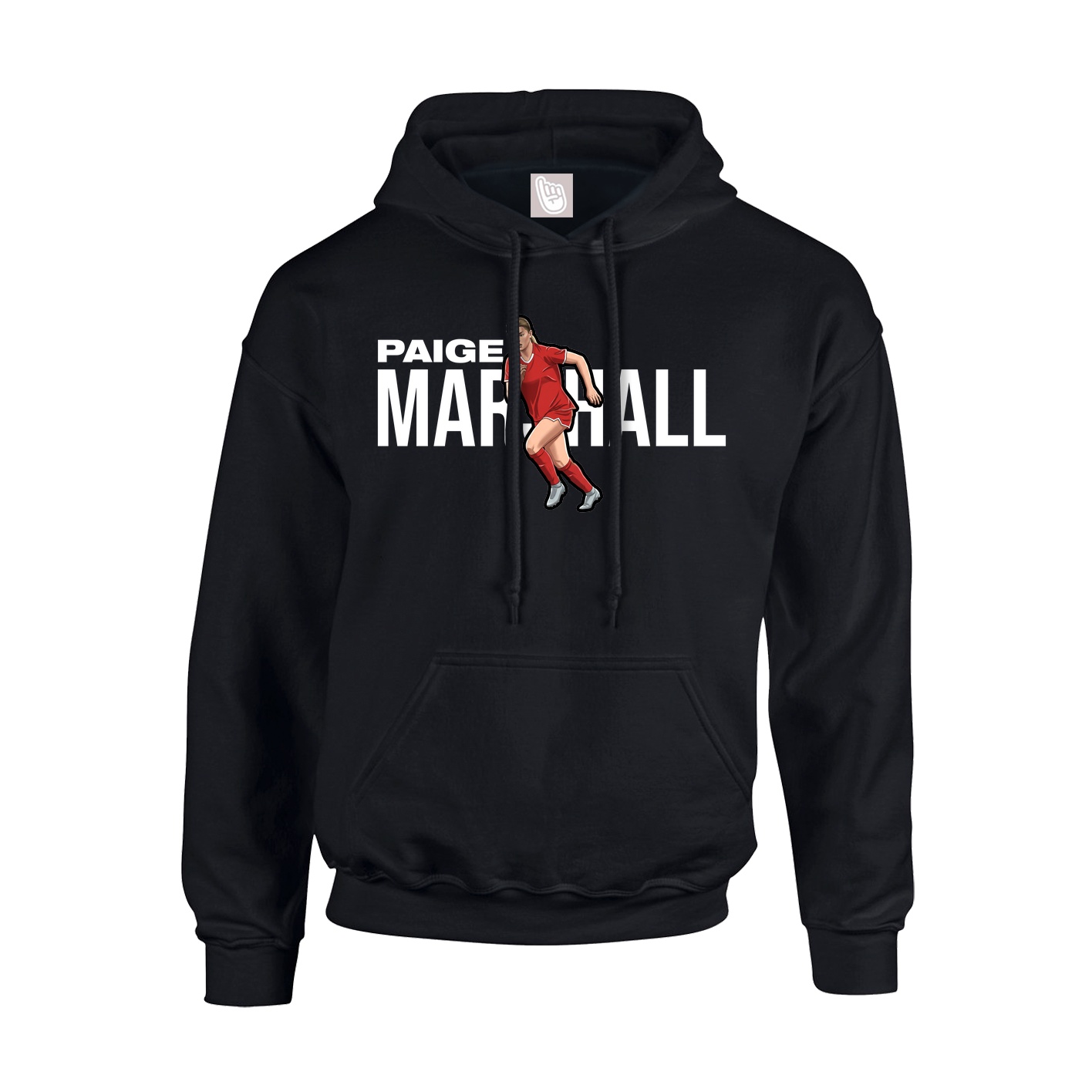 Youth Hoodie — Player Name in Black