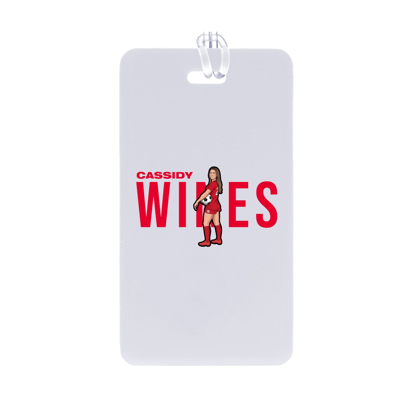 Bag Tag — Player Name in Classic