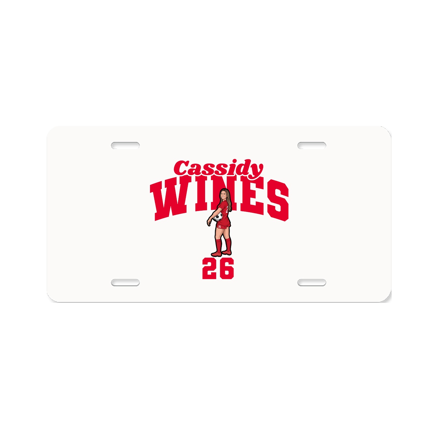 License Plate — Signature Arch in Classic