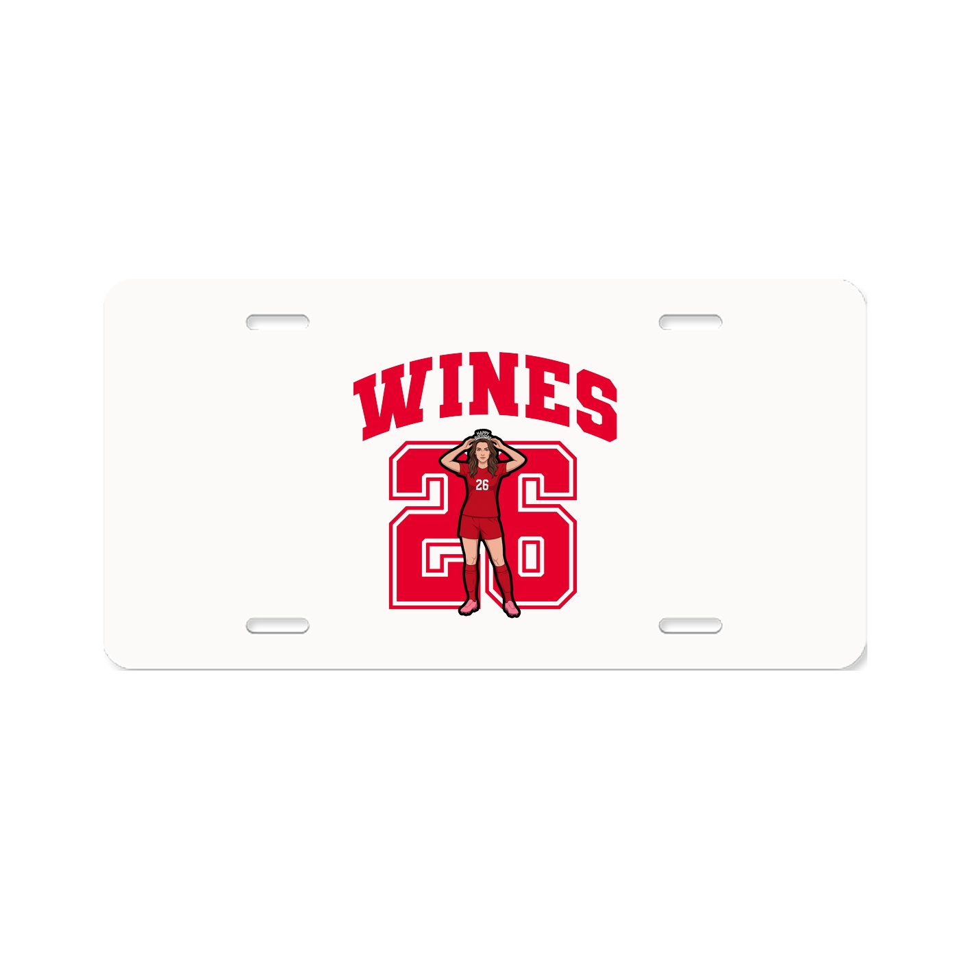 License Plate — Number in Classic