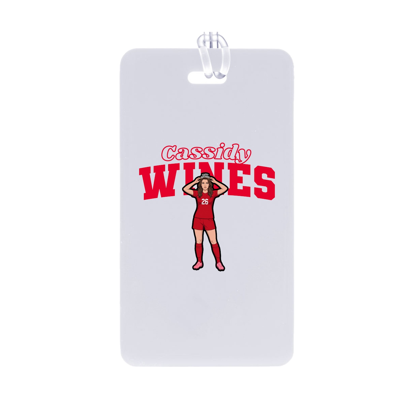 Bag Tag — Name Arch in Classic