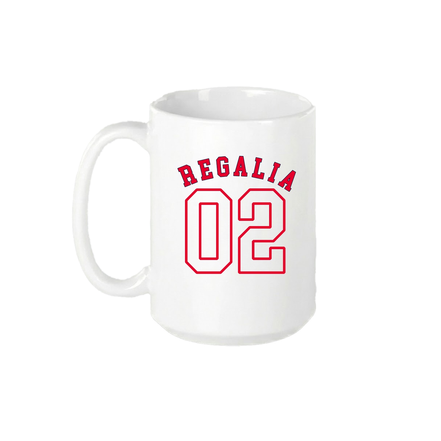15oz Coffee Mug — Shirsey Arch in White