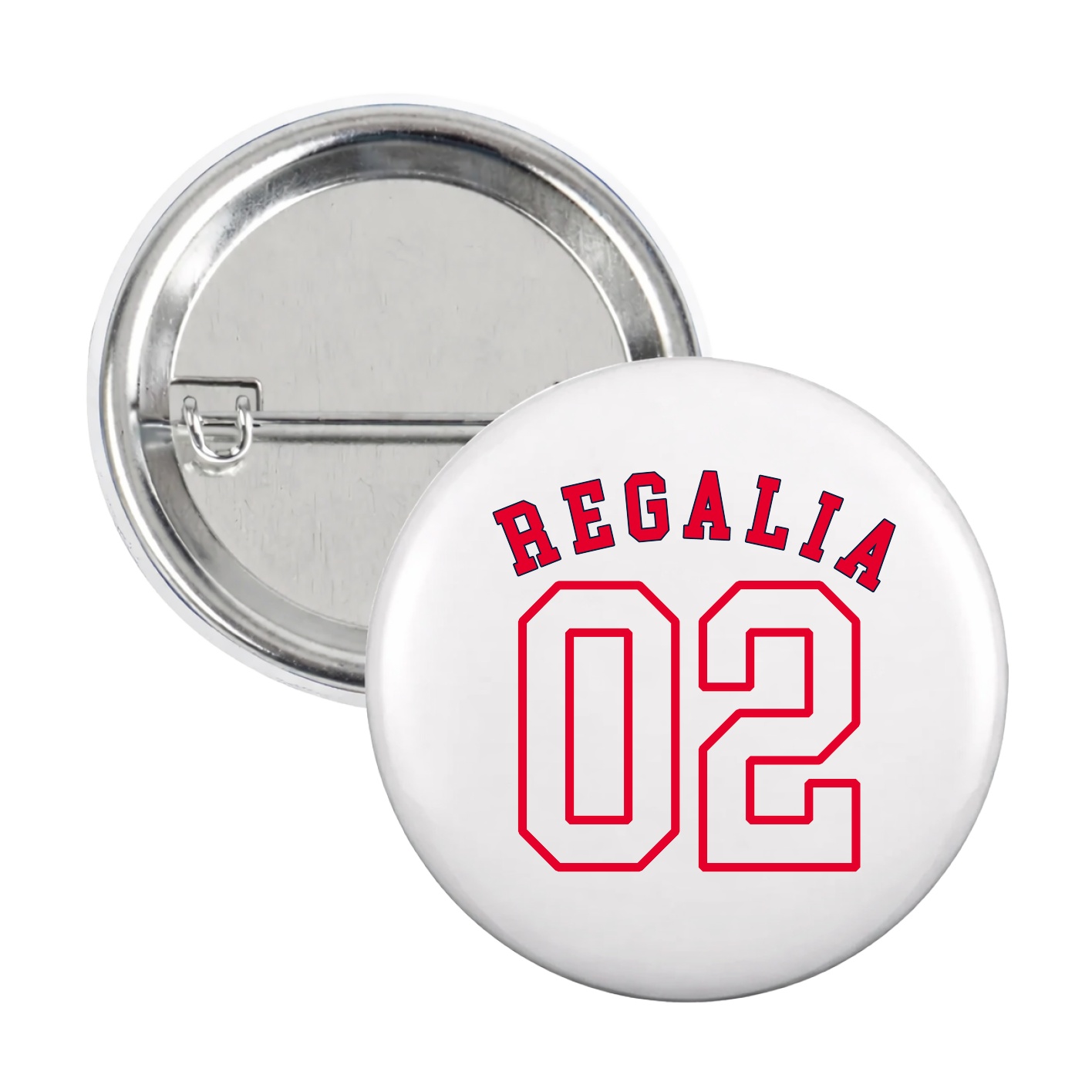 Game Day Button — Shirsey Arch in White