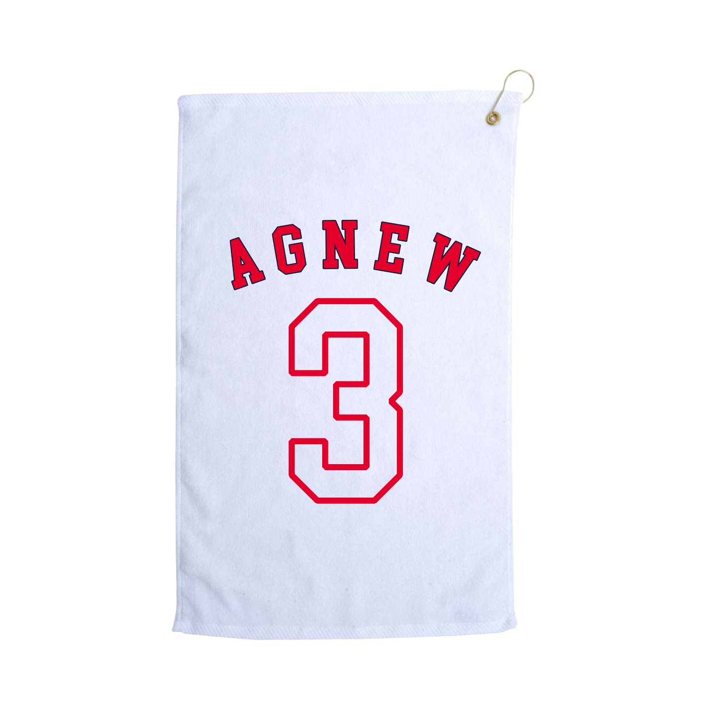 Golf Towel — Shirsey Arch in White