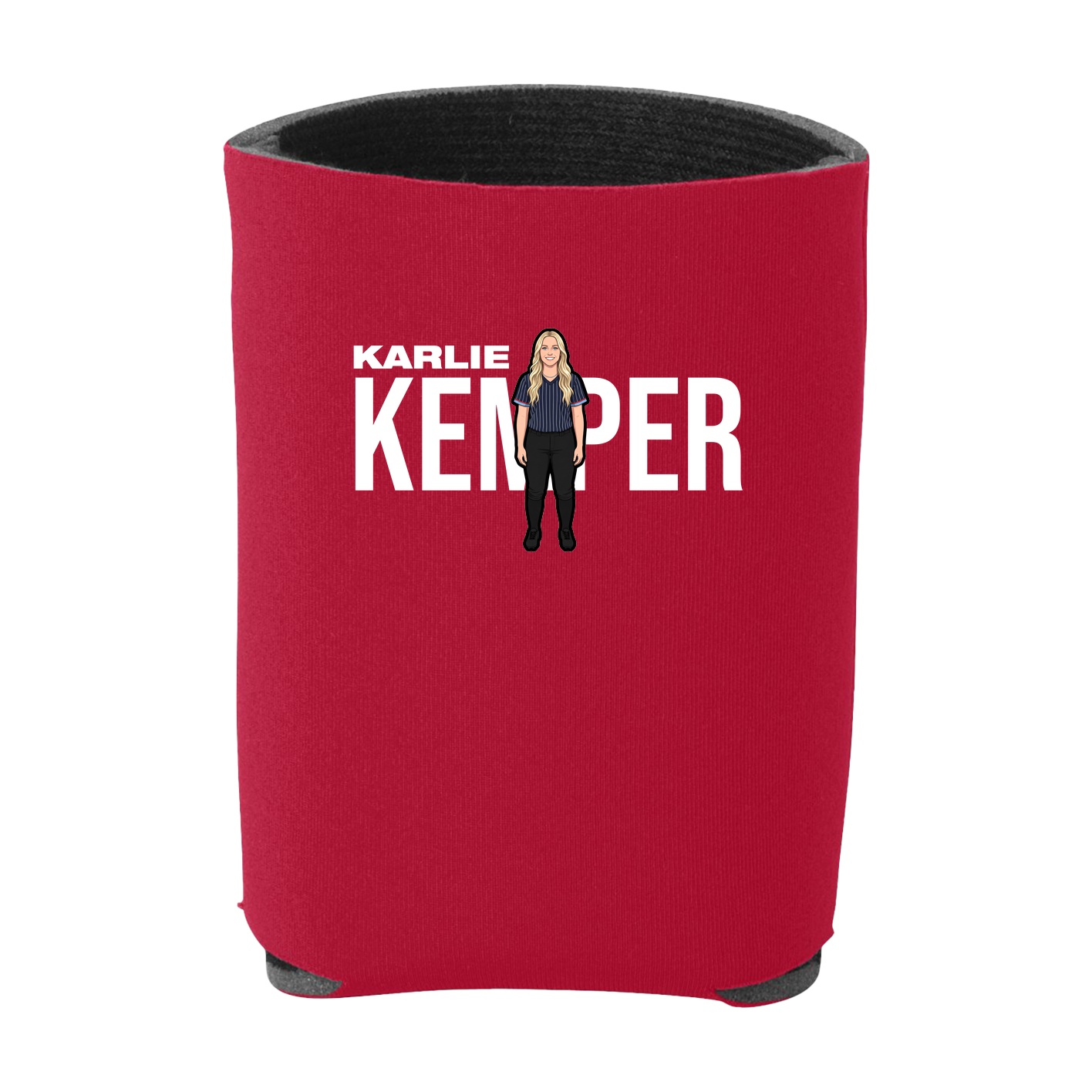 Can Holder — Player Name in Red
