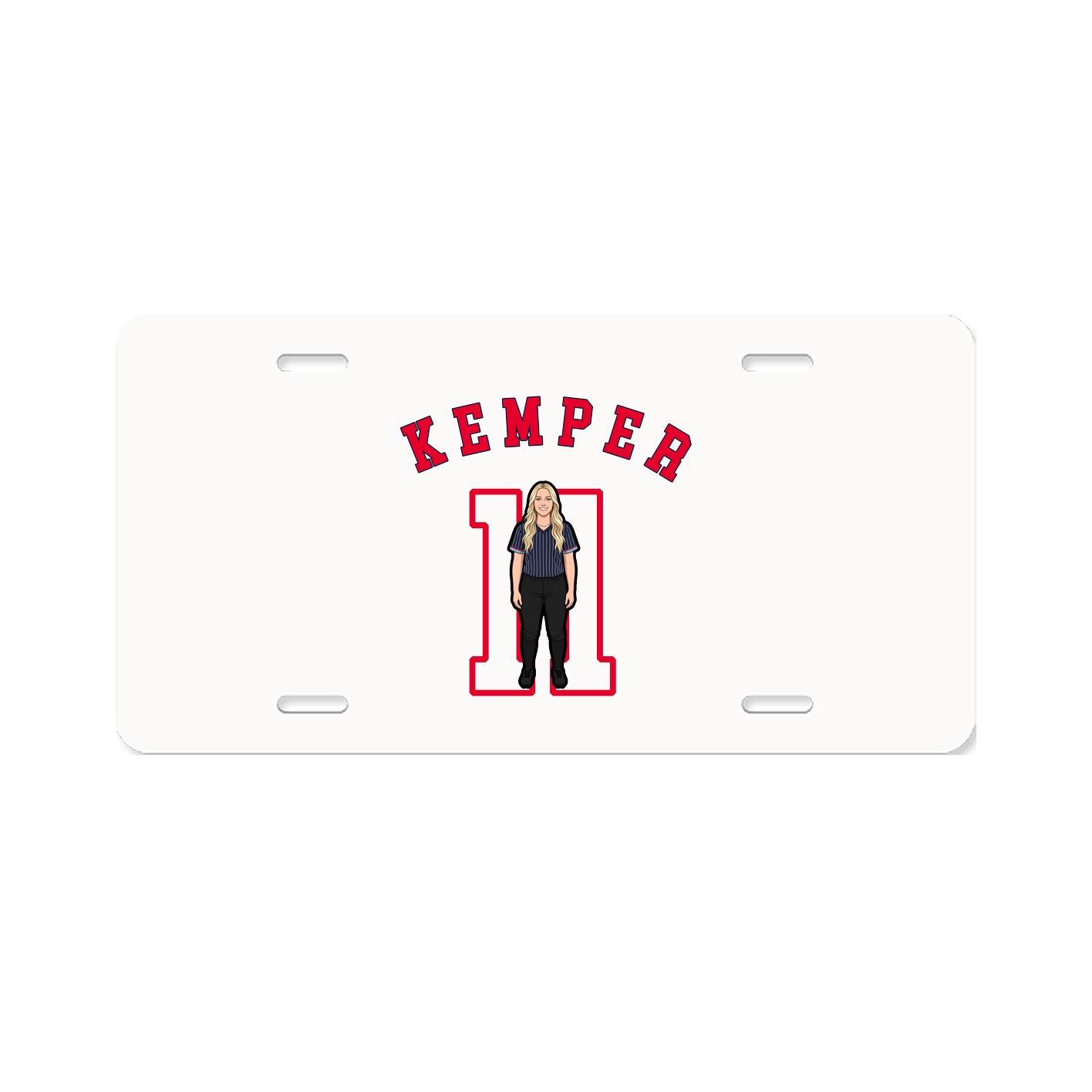 License Plate — Shirsey Arch in Classic