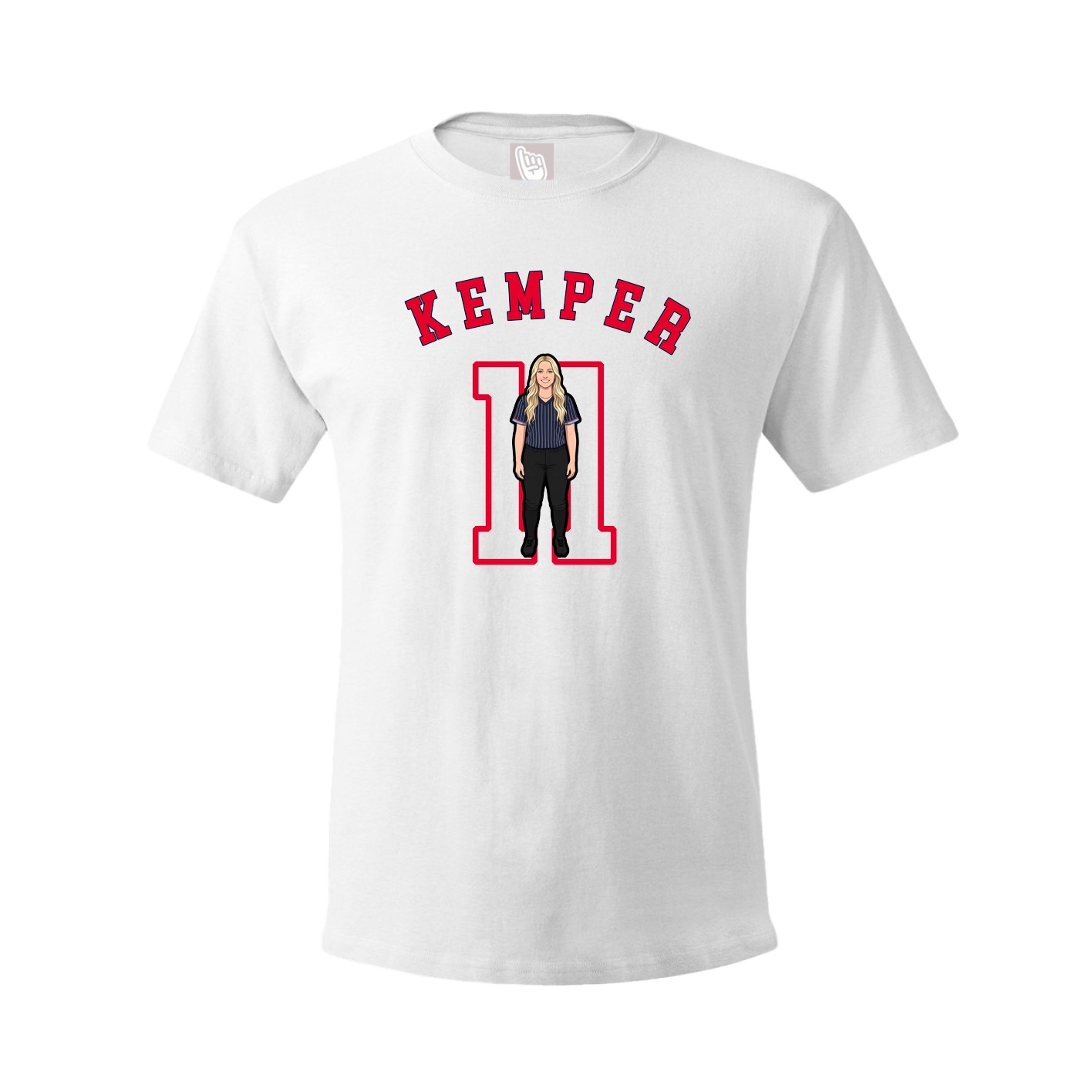 Tee — Shirsey Arch in White