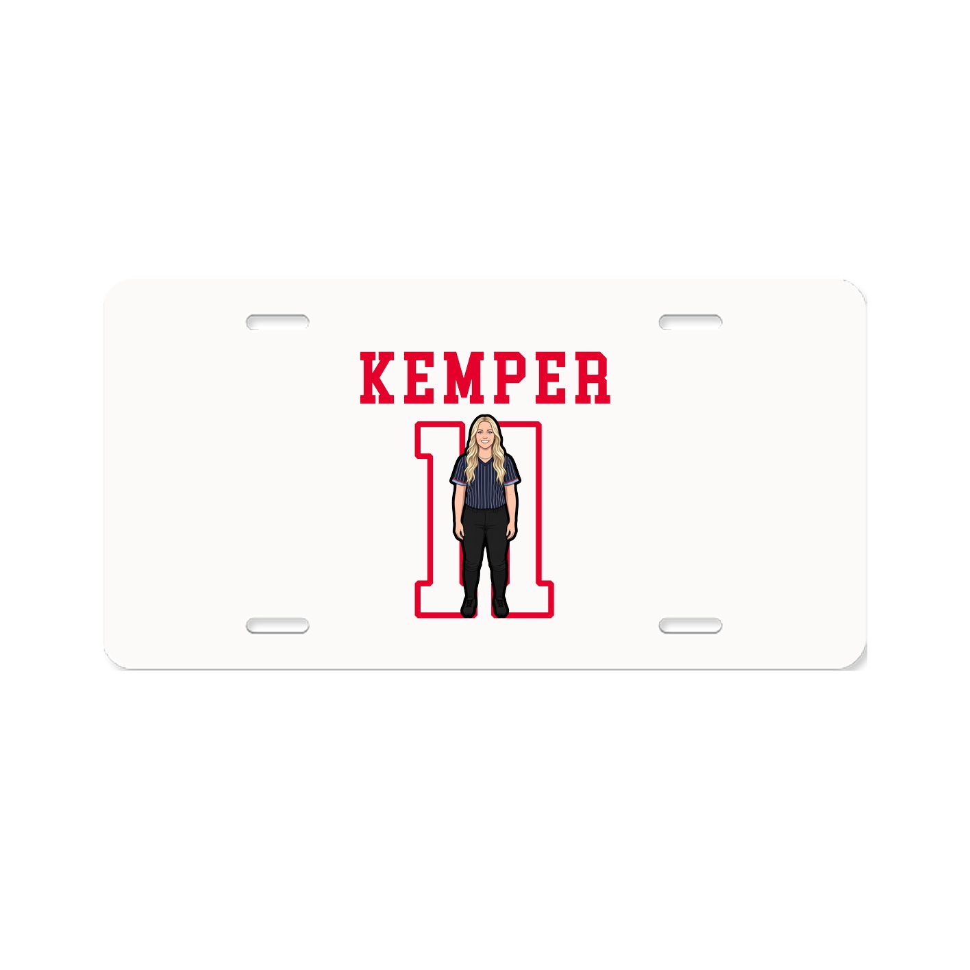 License Plate — Shirsey in Classic