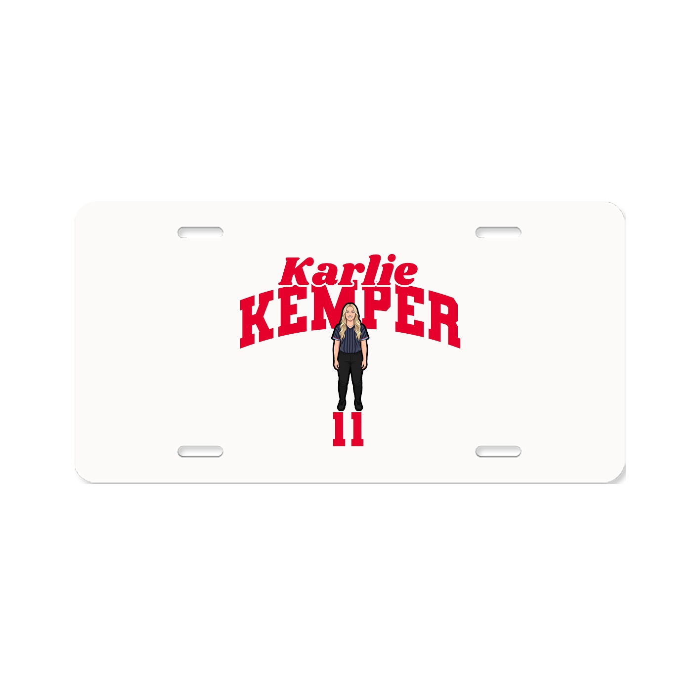 License Plate — Signature Arch in Classic