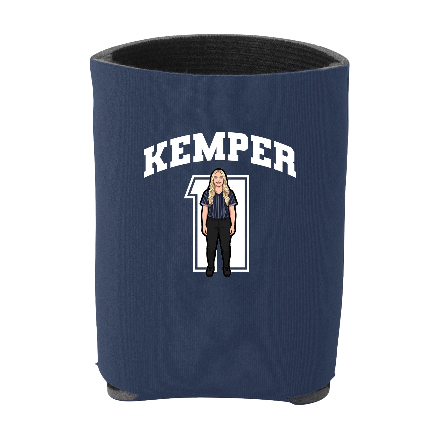 Can Holder — Number in Navy