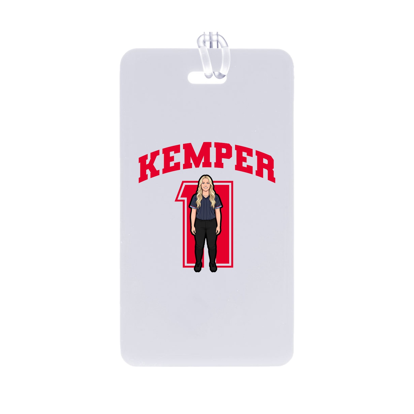 Bag Tag — Number in Classic