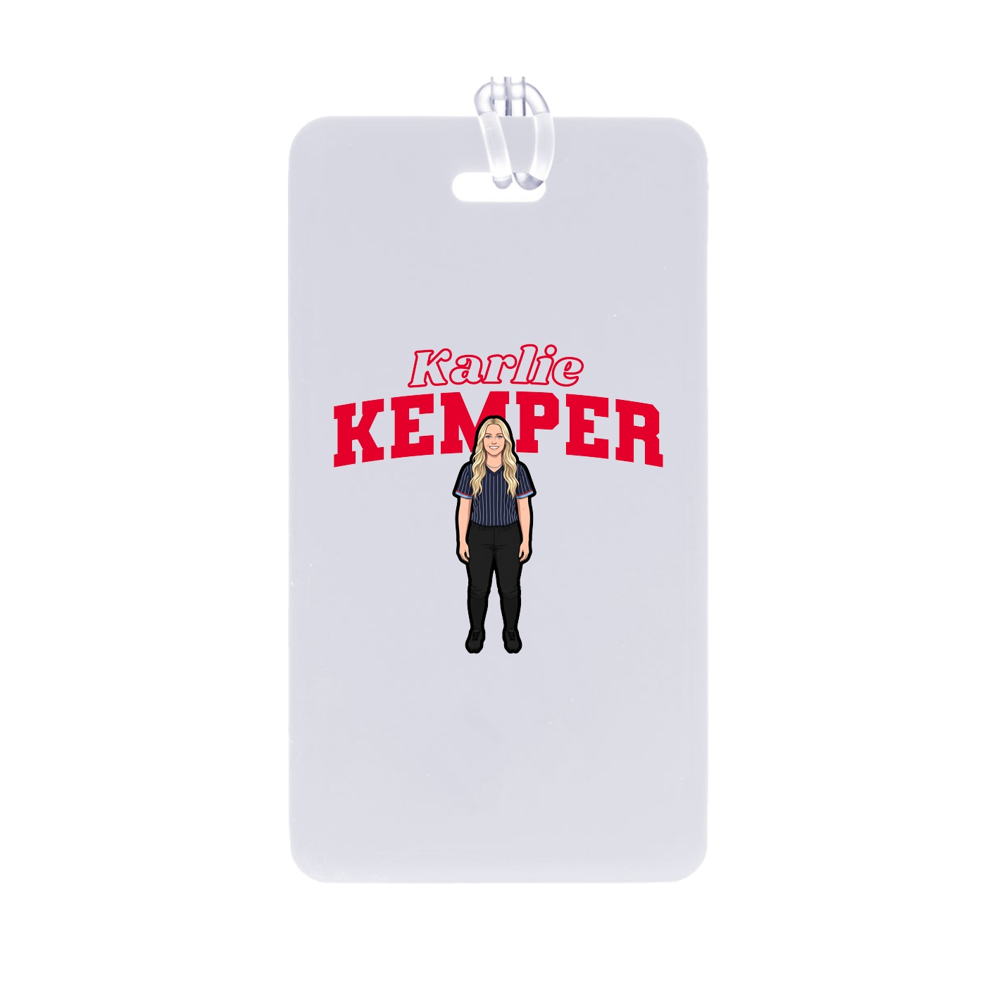 Bag Tag — Name Arch in Classic