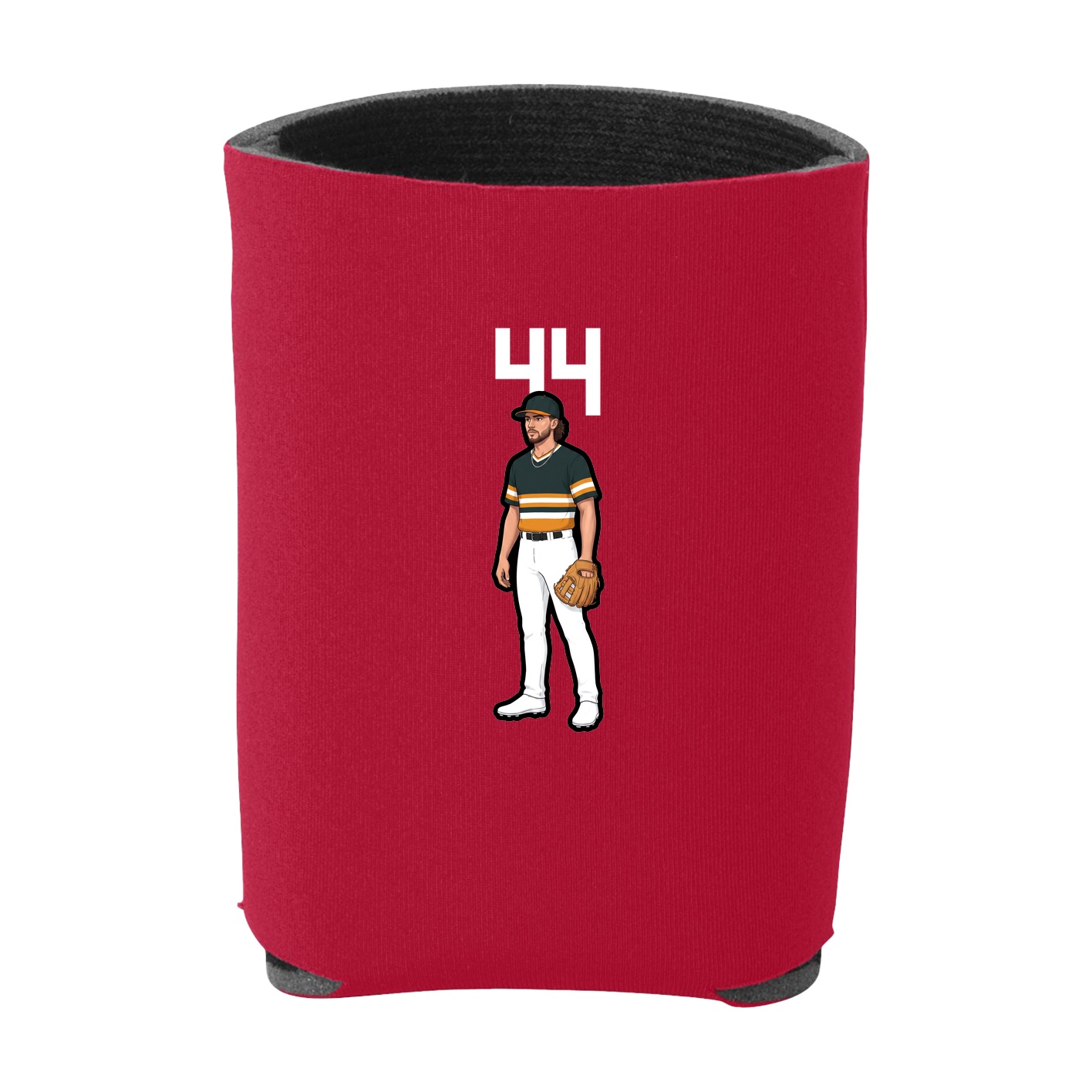 Can Holder — Number Top in Red
