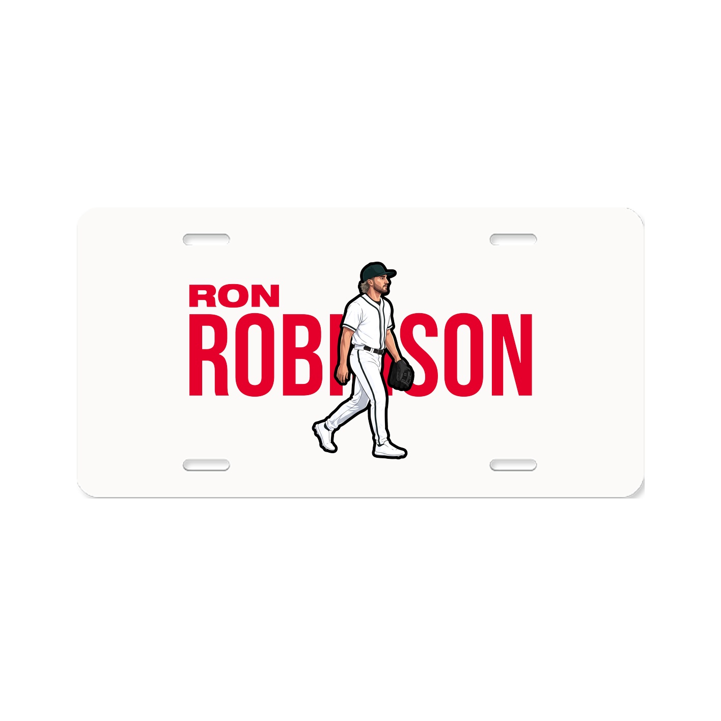 License Plate — Player Name in Classic