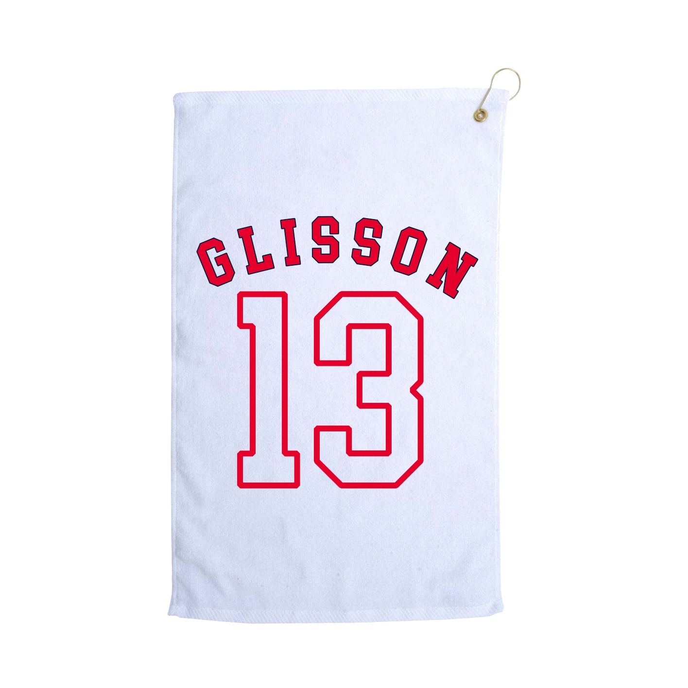 Golf Towel — Shirsey Arch in White