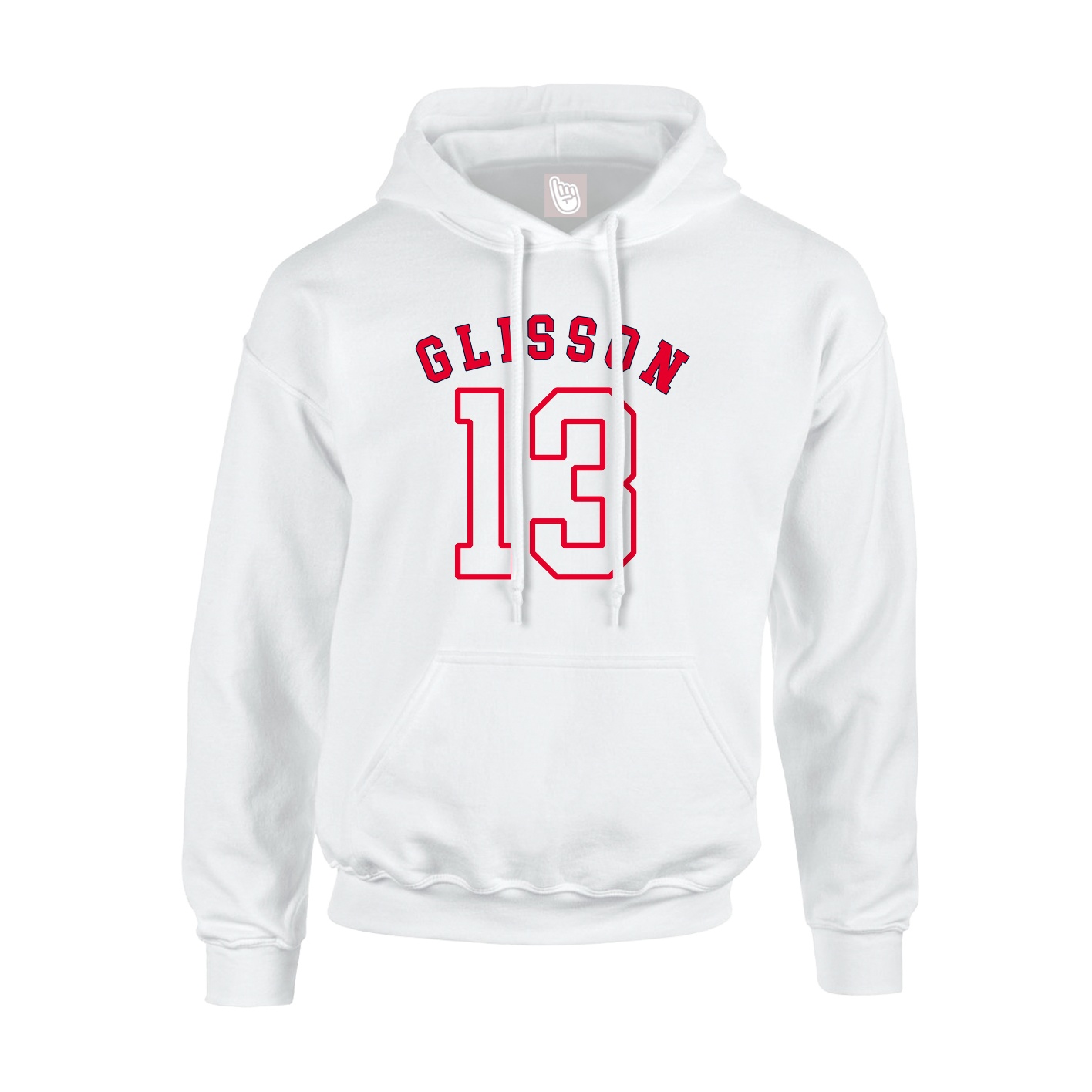 Youth Hoodie — Shirsey Arch in White