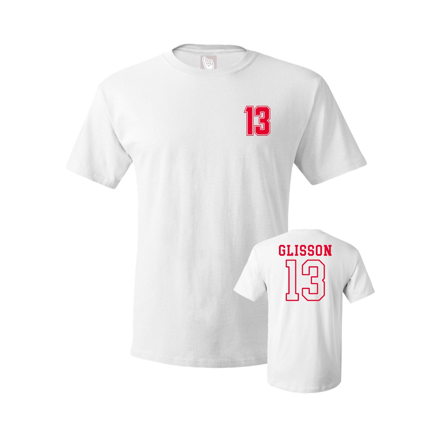Youth Tee — Chest Back in White