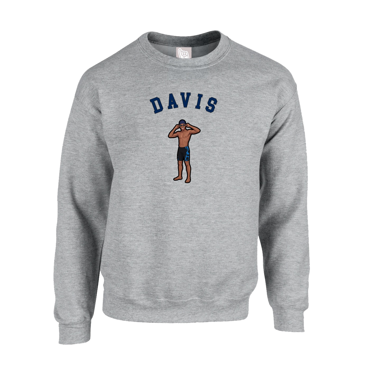 Fleece Crew — Shirsey Arch in Grey