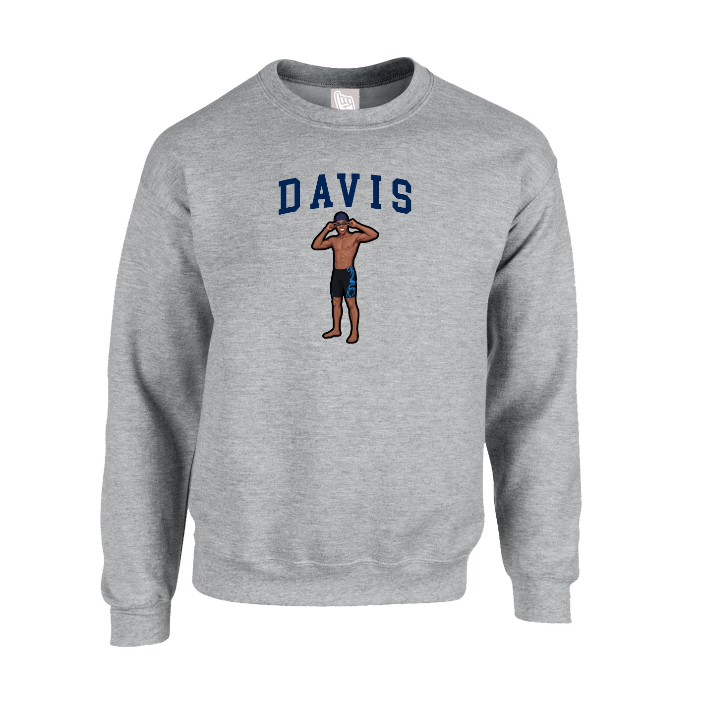 Fleece Crew — Shirsey in Grey